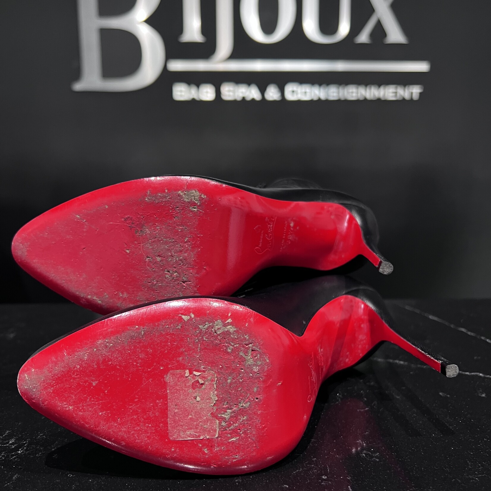 Christian Louboutin SOLD - Christian Louboutin Lace Up Boots 37.5