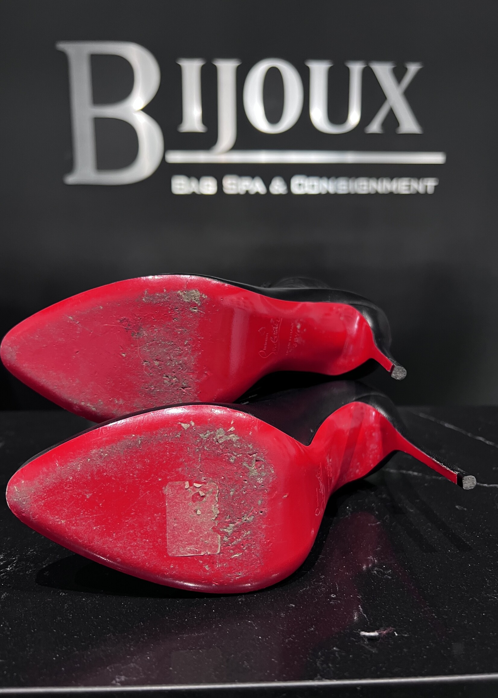 Christian Louboutin SOLD - Christian Louboutin Lace Up Boots 37.5