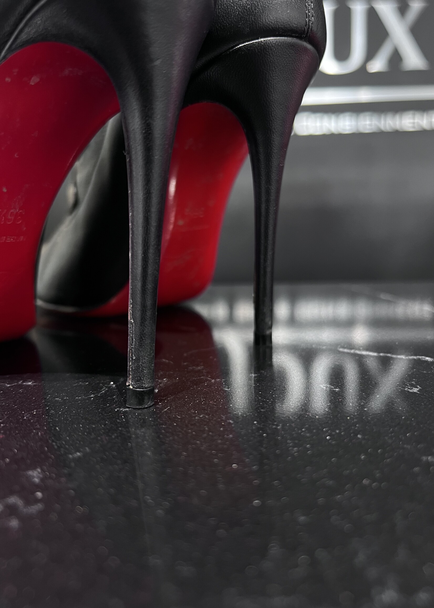 Christian Louboutin SOLD - Christian Louboutin Lace Up Boots 37.5