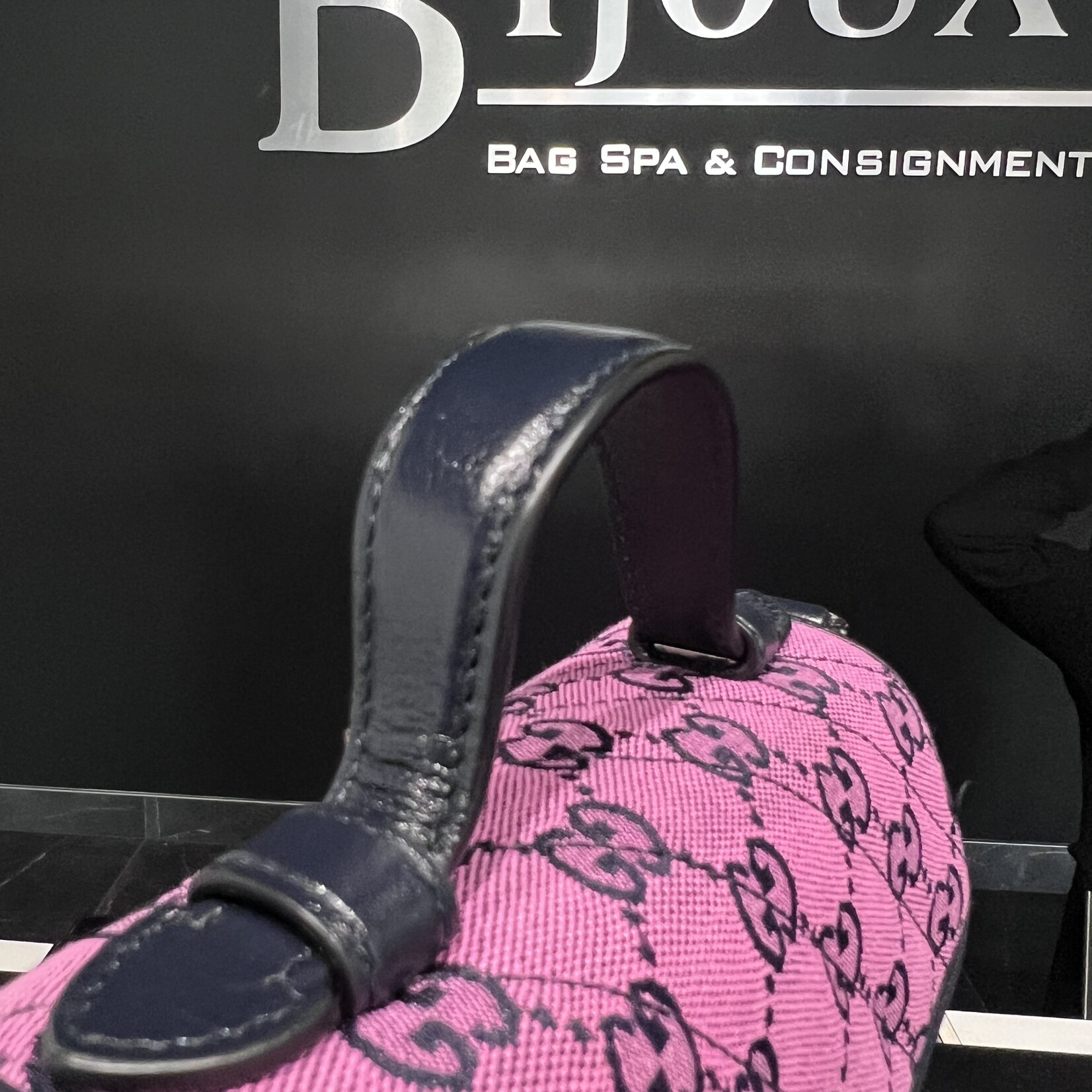 Gucci SOLD - Gucci Marmont Top Handle Monogram Shoulder Bag