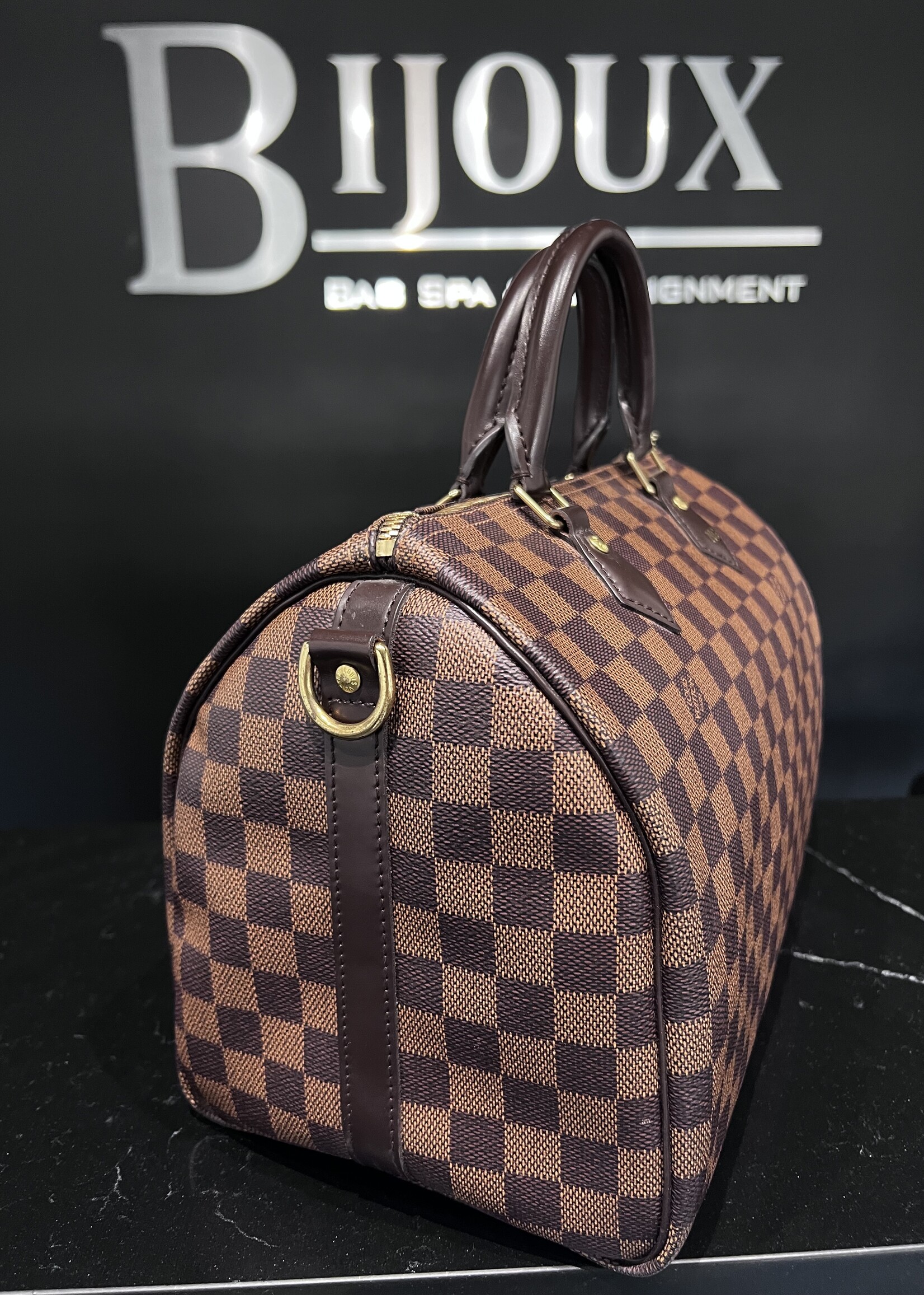 Louis Vuitton SOLD- Louis Vuitton Damier Ebene Speedy 30 Bandouliere