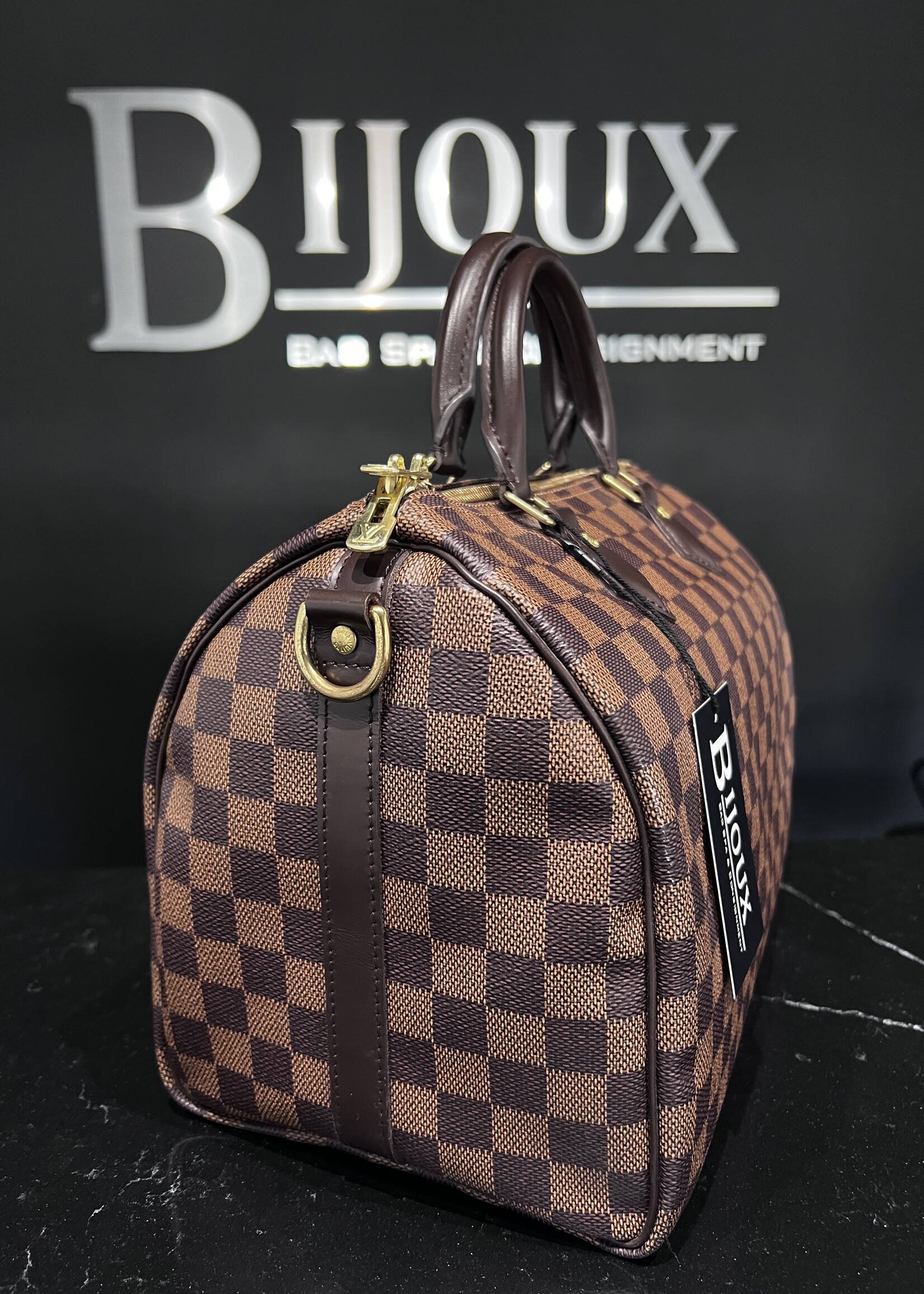 Louis Vuitton SOLD- Louis Vuitton Damier Ebene Speedy 30 Bandouliere