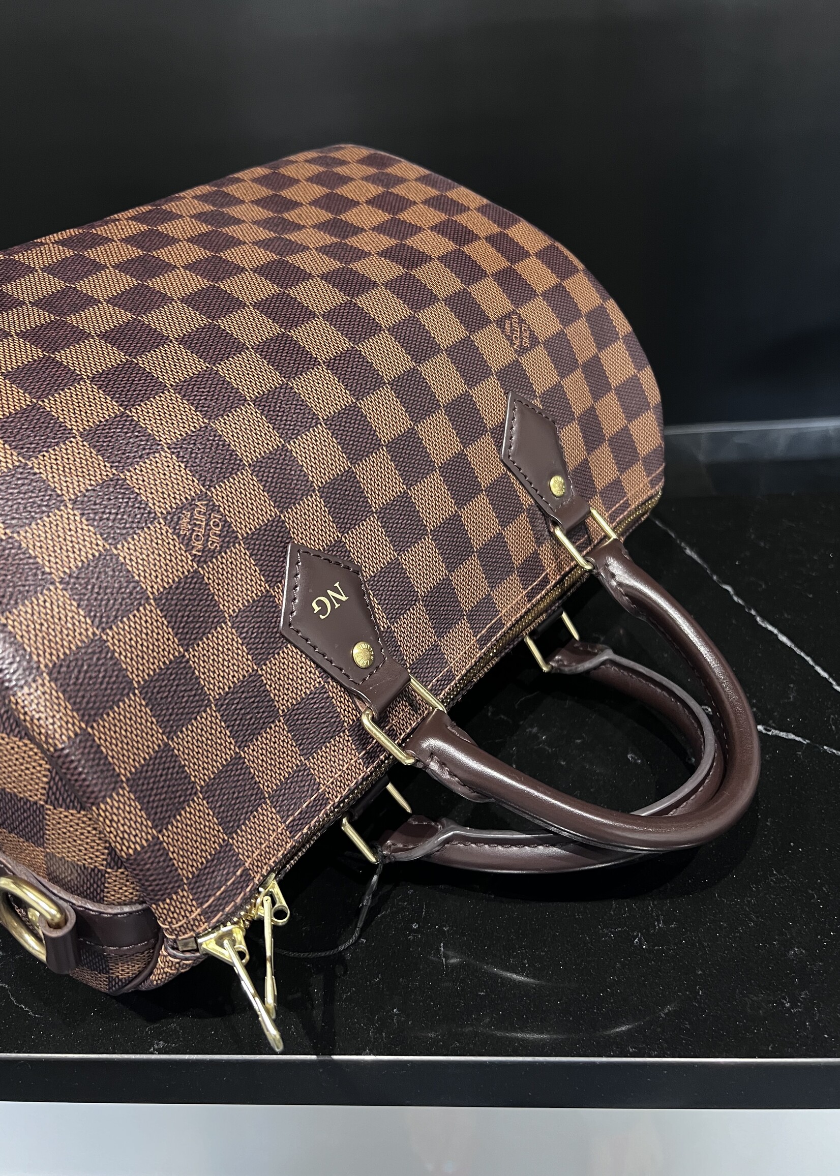 Louis Vuitton SOLD- Louis Vuitton Damier Ebene Speedy 30 Bandouliere