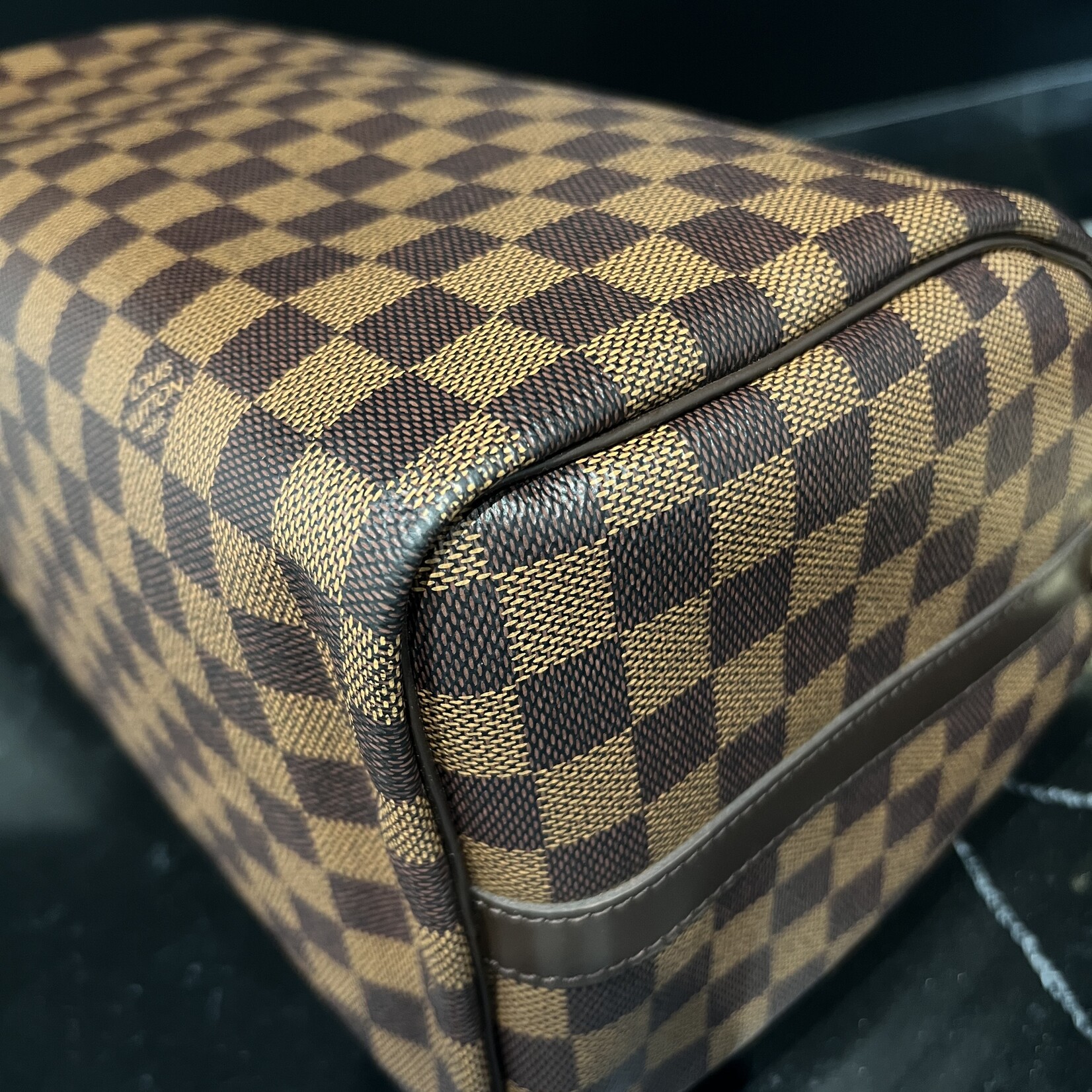 Louis Vuitton SOLD- Louis Vuitton Damier Ebene Speedy 30 Bandouliere