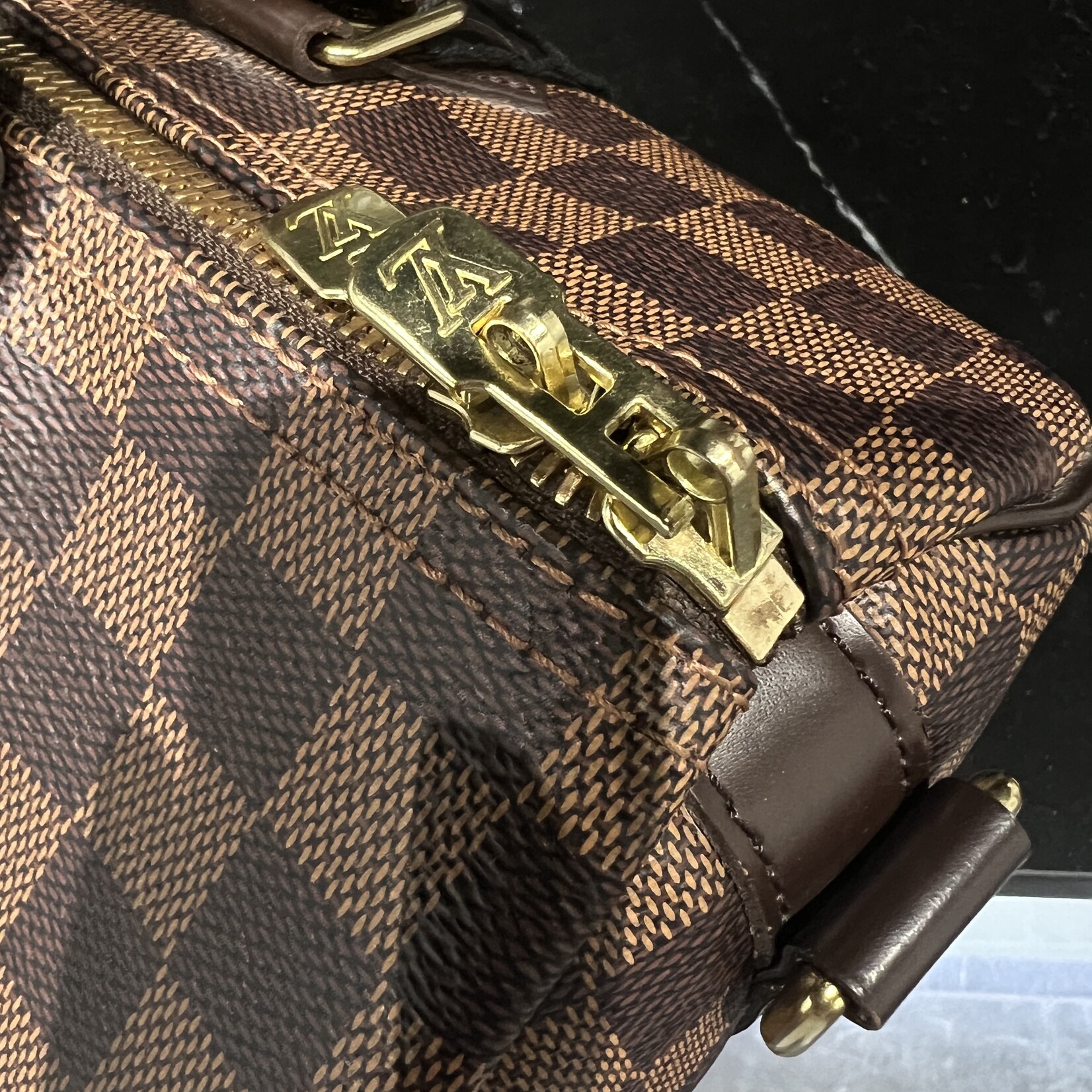 Louis Vuitton SOLD- Louis Vuitton Damier Ebene Speedy 30 Bandouliere