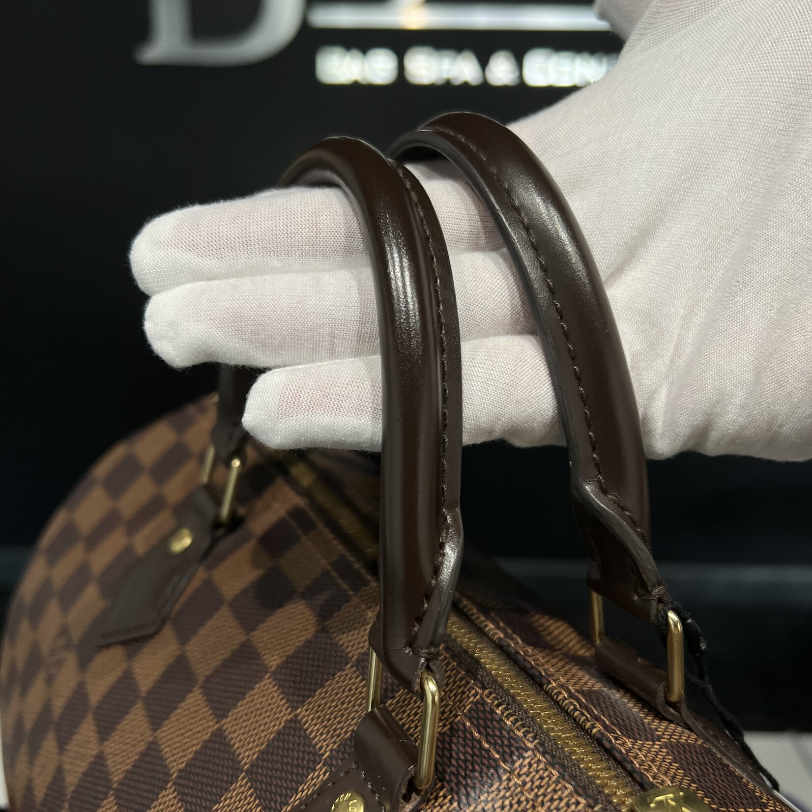 Louis Vuitton SOLD- Louis Vuitton Damier Ebene Speedy 30 Bandouliere