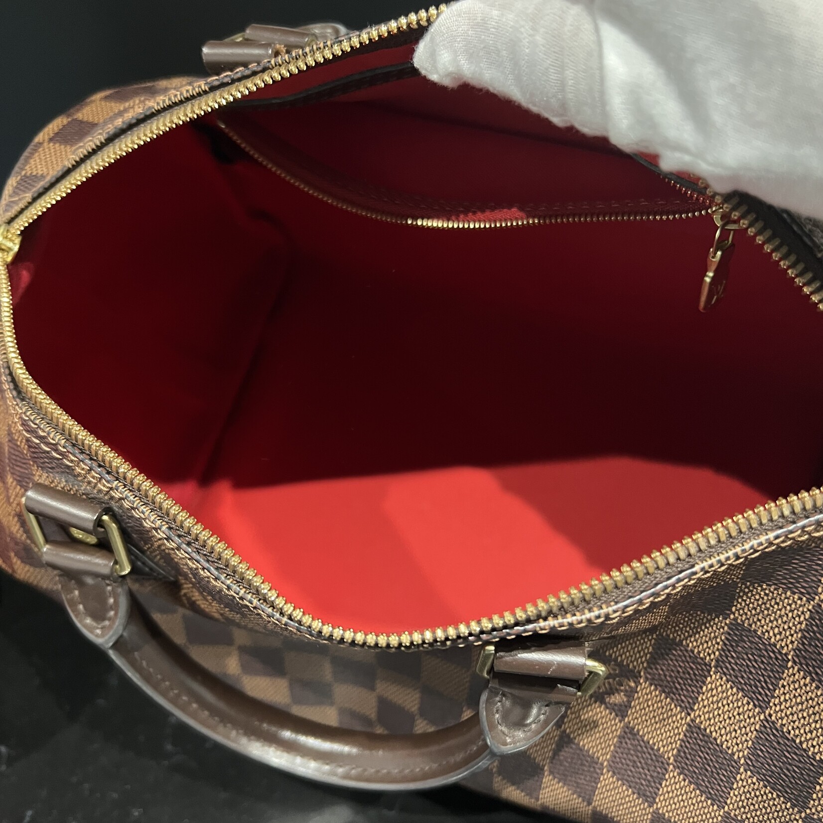Louis Vuitton SOLD- Louis Vuitton Damier Ebene Speedy 30 Bandouliere
