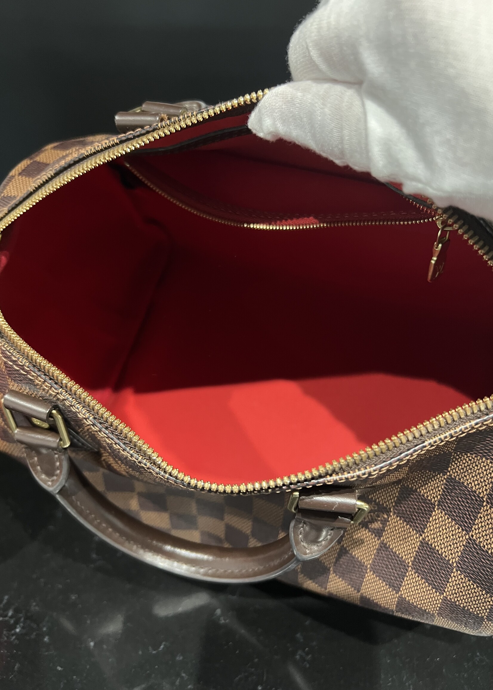 Louis Vuitton SOLD- Louis Vuitton Damier Ebene Speedy 30 Bandouliere