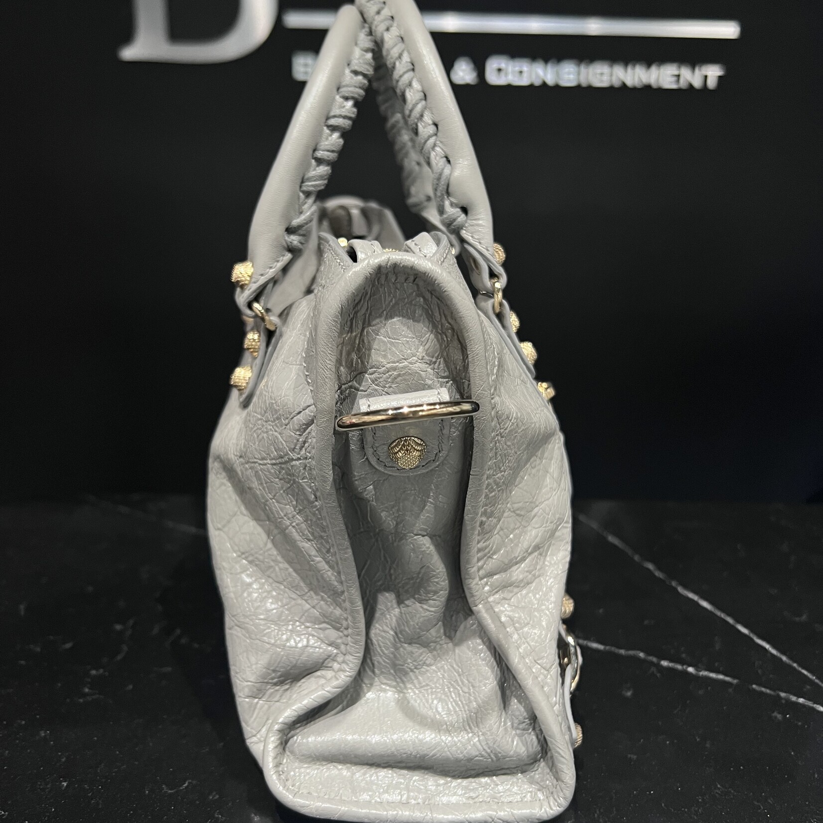 Balenciaga SOLD - Balenciaga Giant Agneau 12 City  Grey