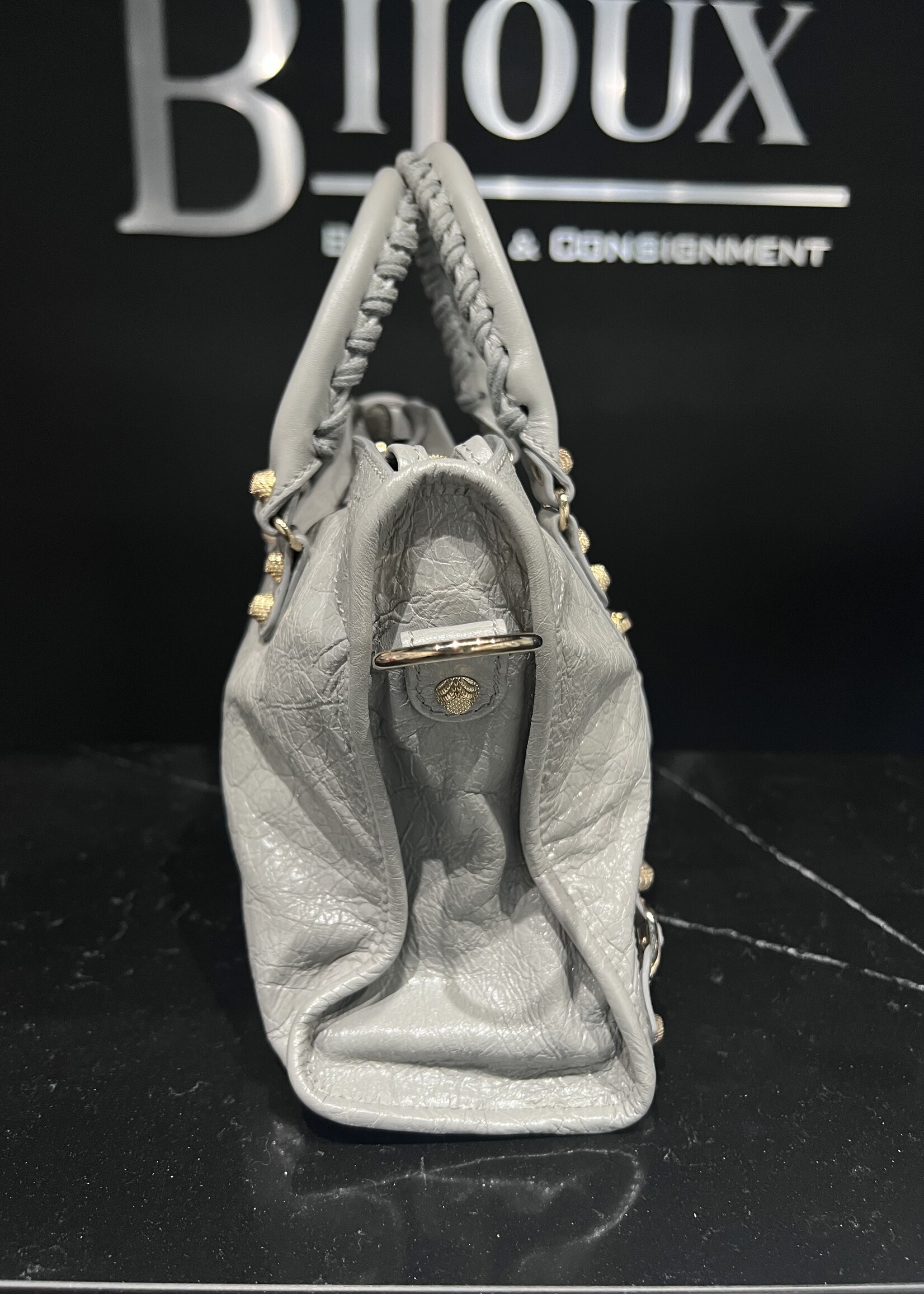 Balenciaga SOLD - Balenciaga Giant Agneau 12 City  Grey