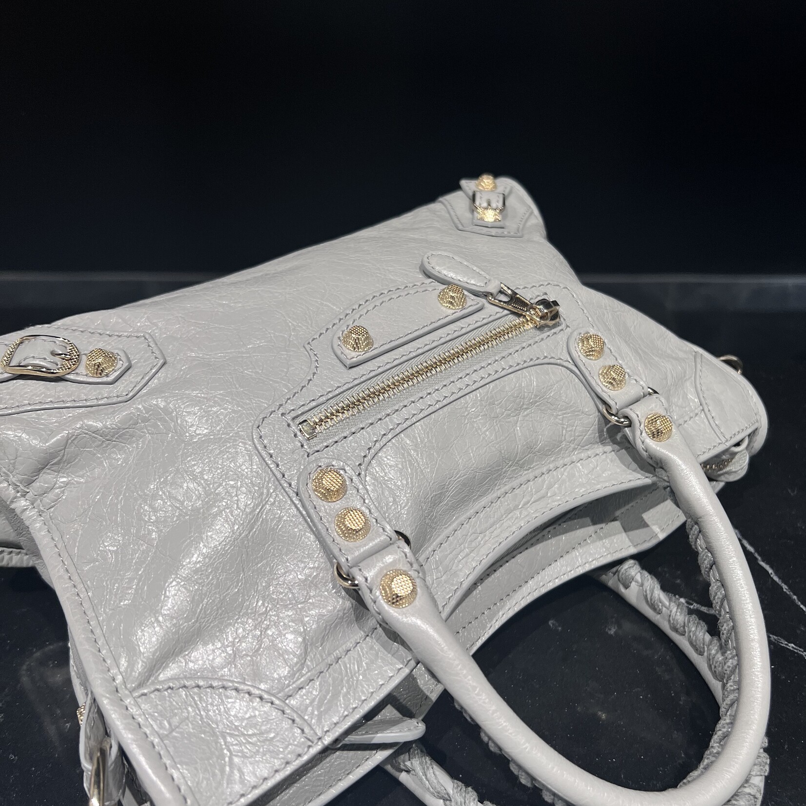 Balenciaga SOLD - Balenciaga Giant Agneau 12 City  Grey