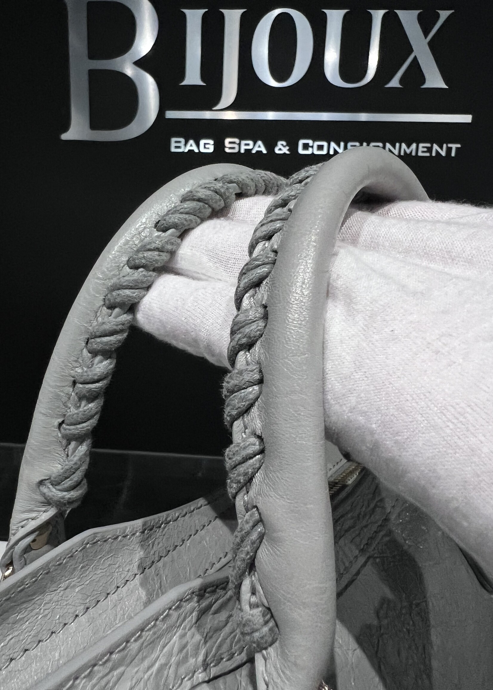 Balenciaga SOLD - Balenciaga Giant Agneau 12 City  Grey