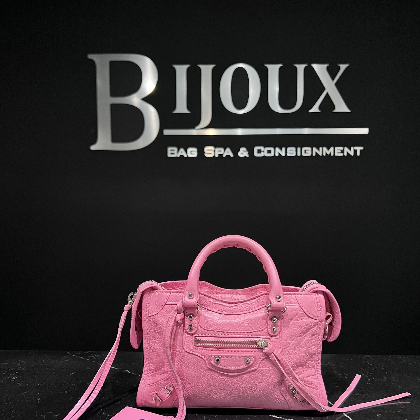 Balenciaga SOLD - Balenciaga Le City Mini Pink