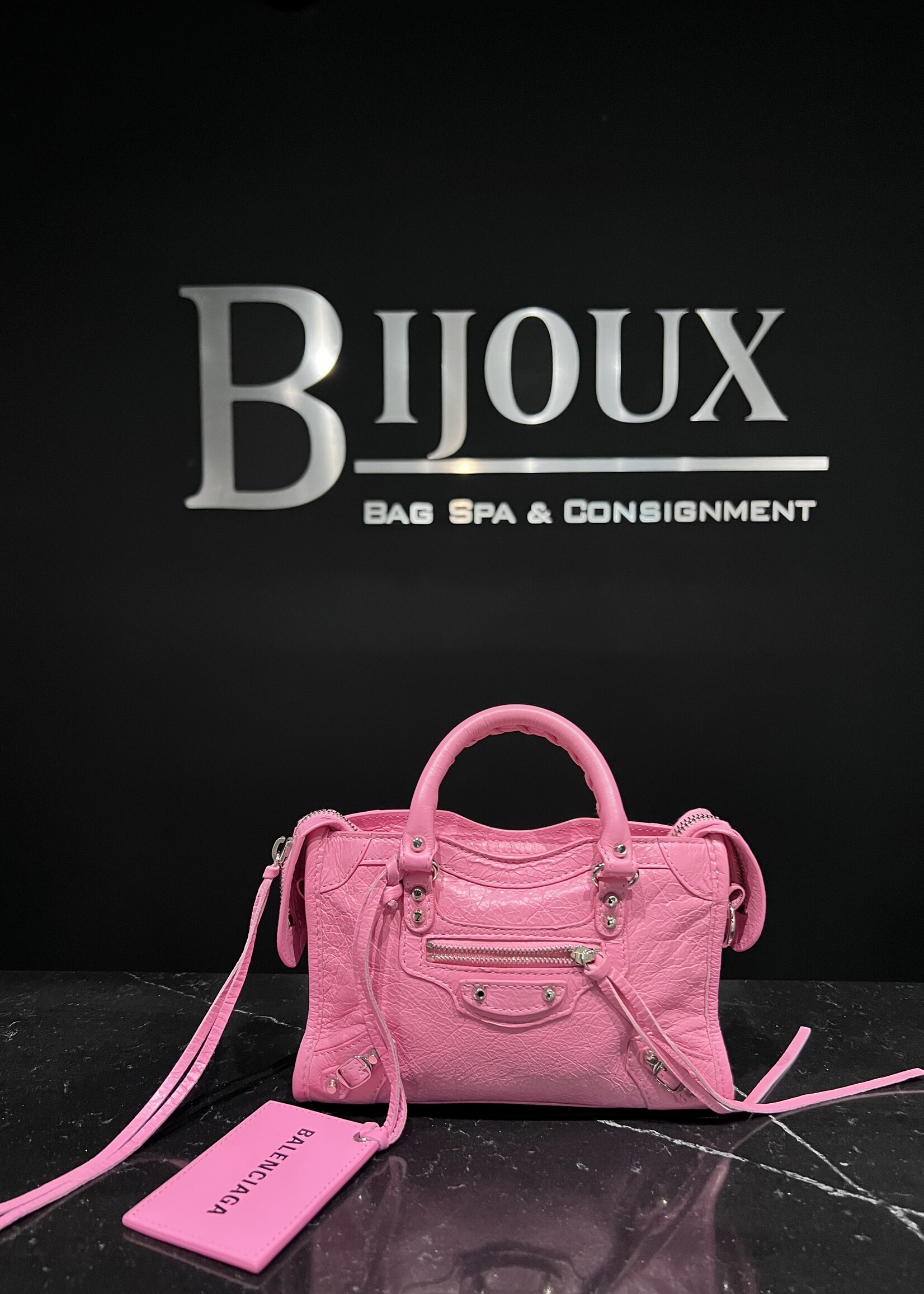 Balenciaga SOLD - Balenciaga Le City Mini Pink