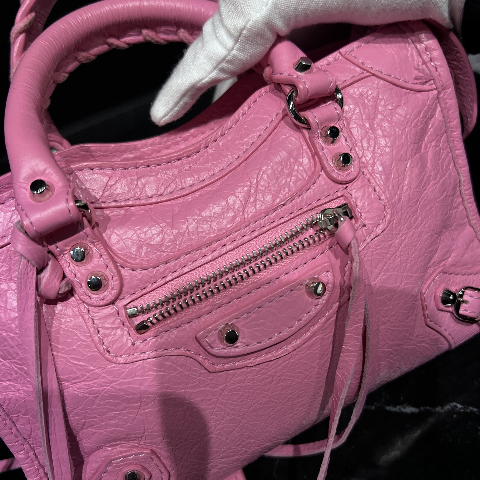 Balenciaga SOLD - Balenciaga Le City Mini Pink
