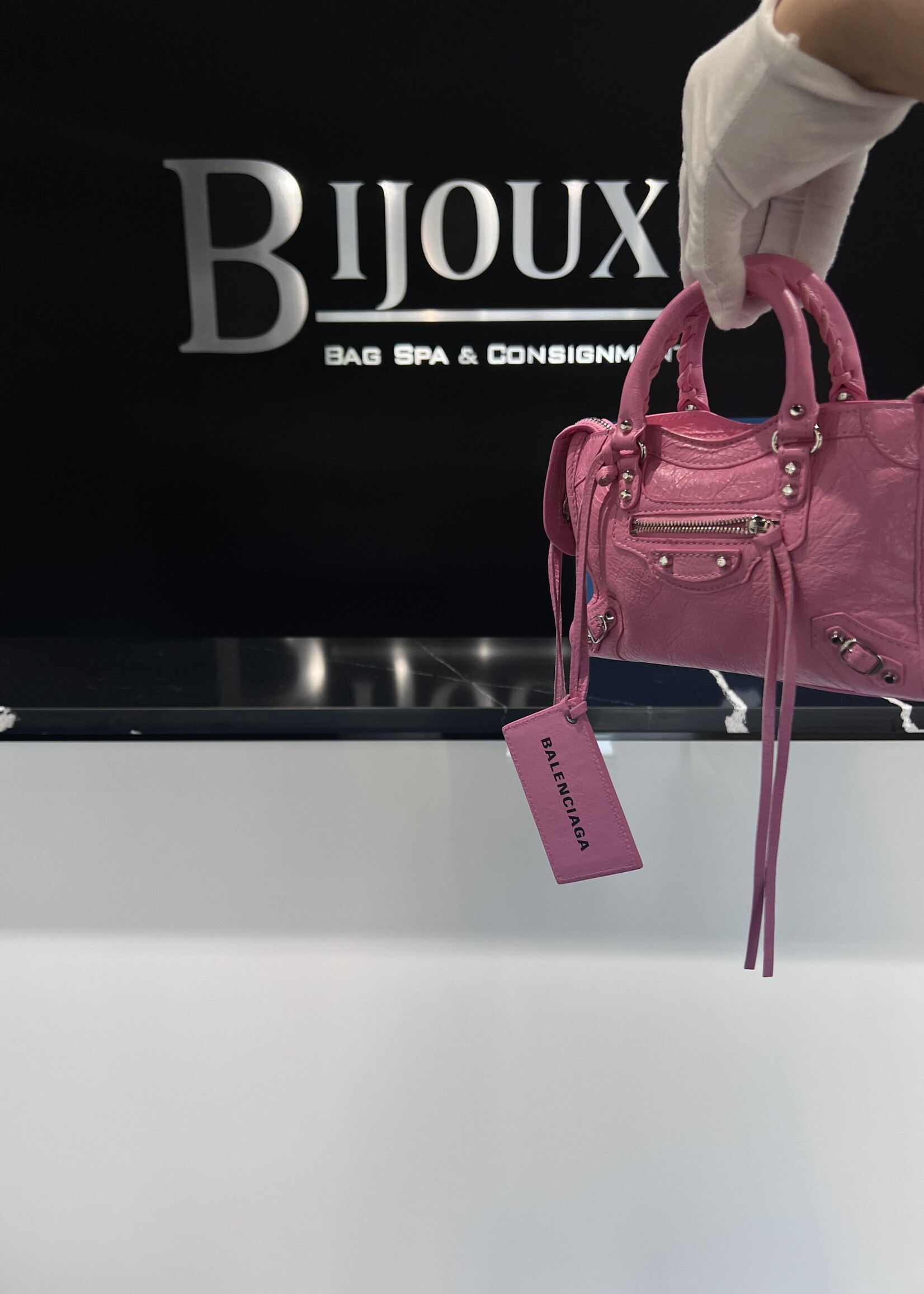 Balenciaga SOLD - Balenciaga Le City Mini Pink