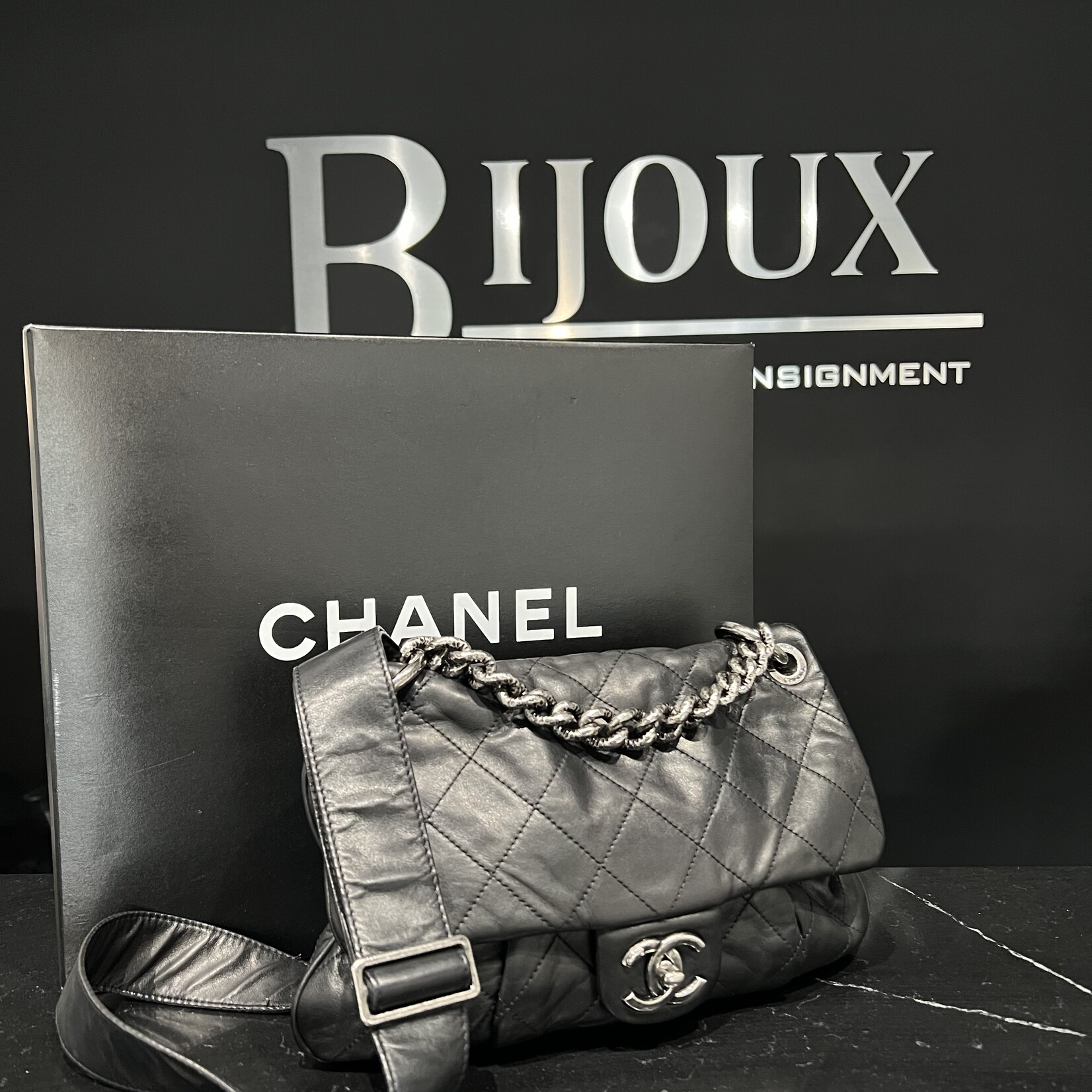 Chanel SOLD- Chanel Pleated Messenger Bag