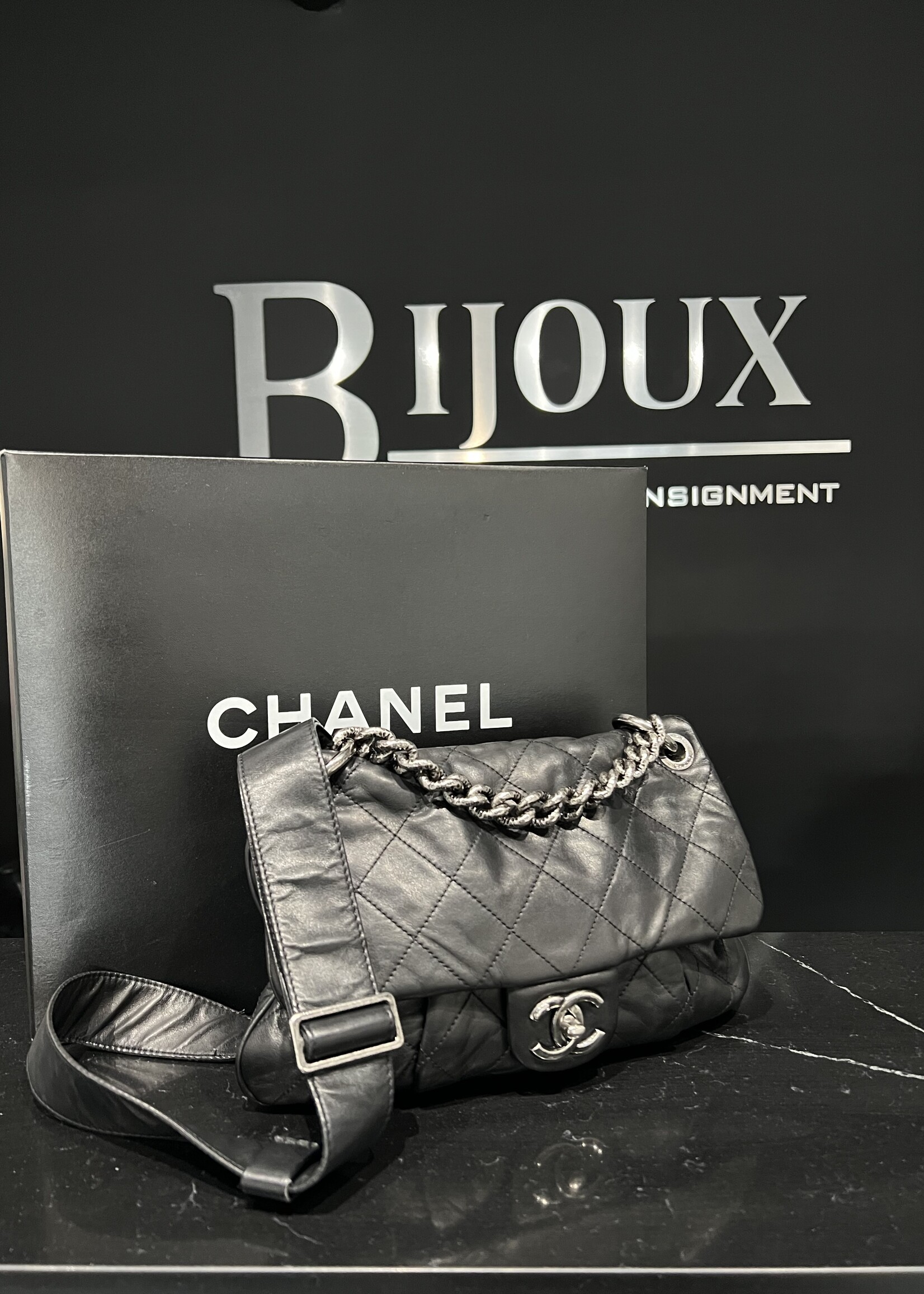 Chanel SOLD- Chanel Pleated Messenger Bag