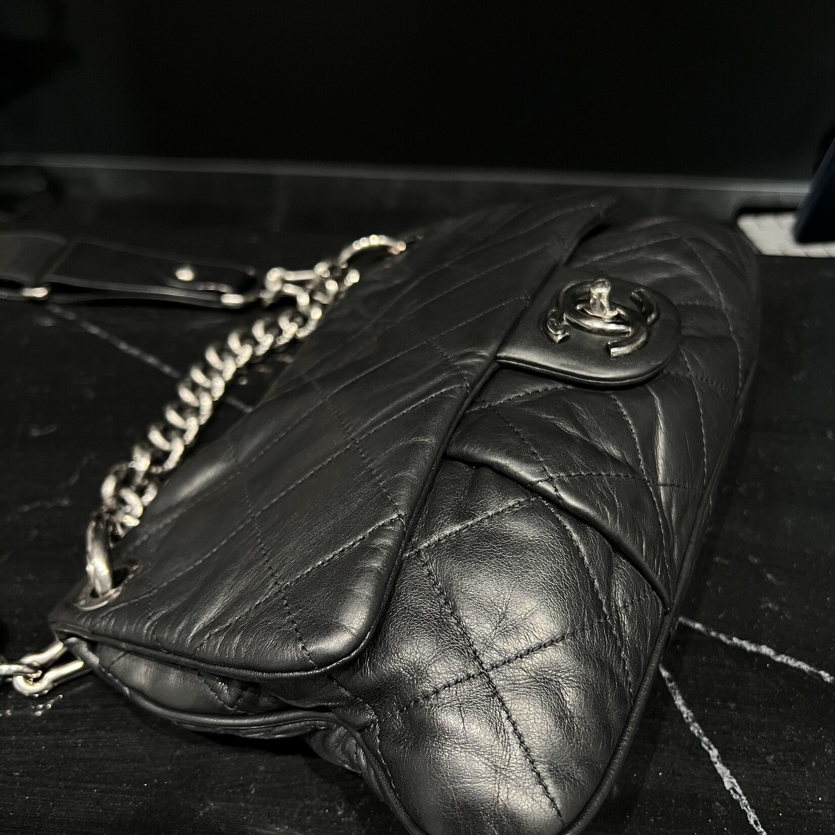 Chanel SOLD- Chanel Pleated Messenger Bag