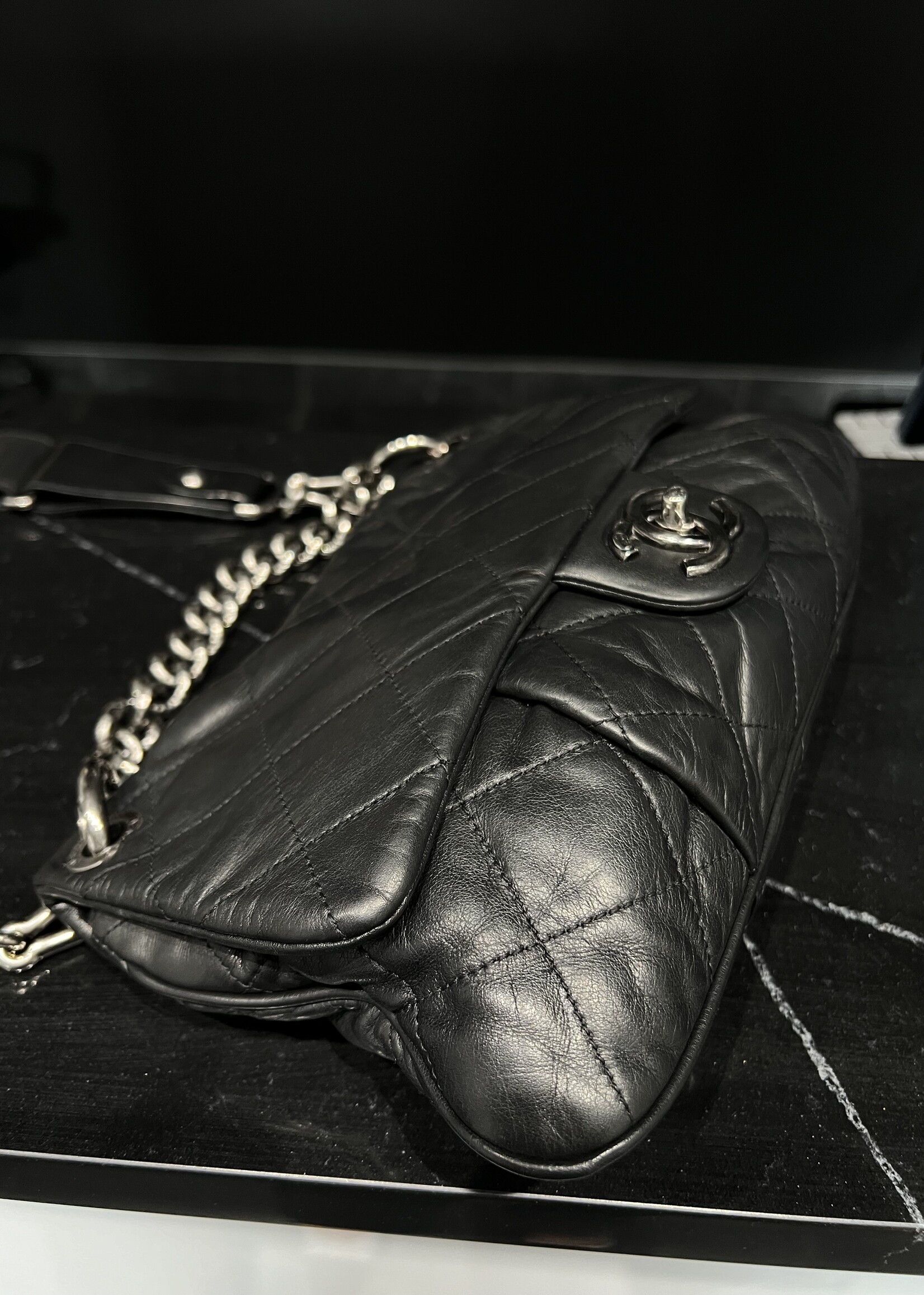 Chanel SOLD- Chanel Pleated Messenger Bag