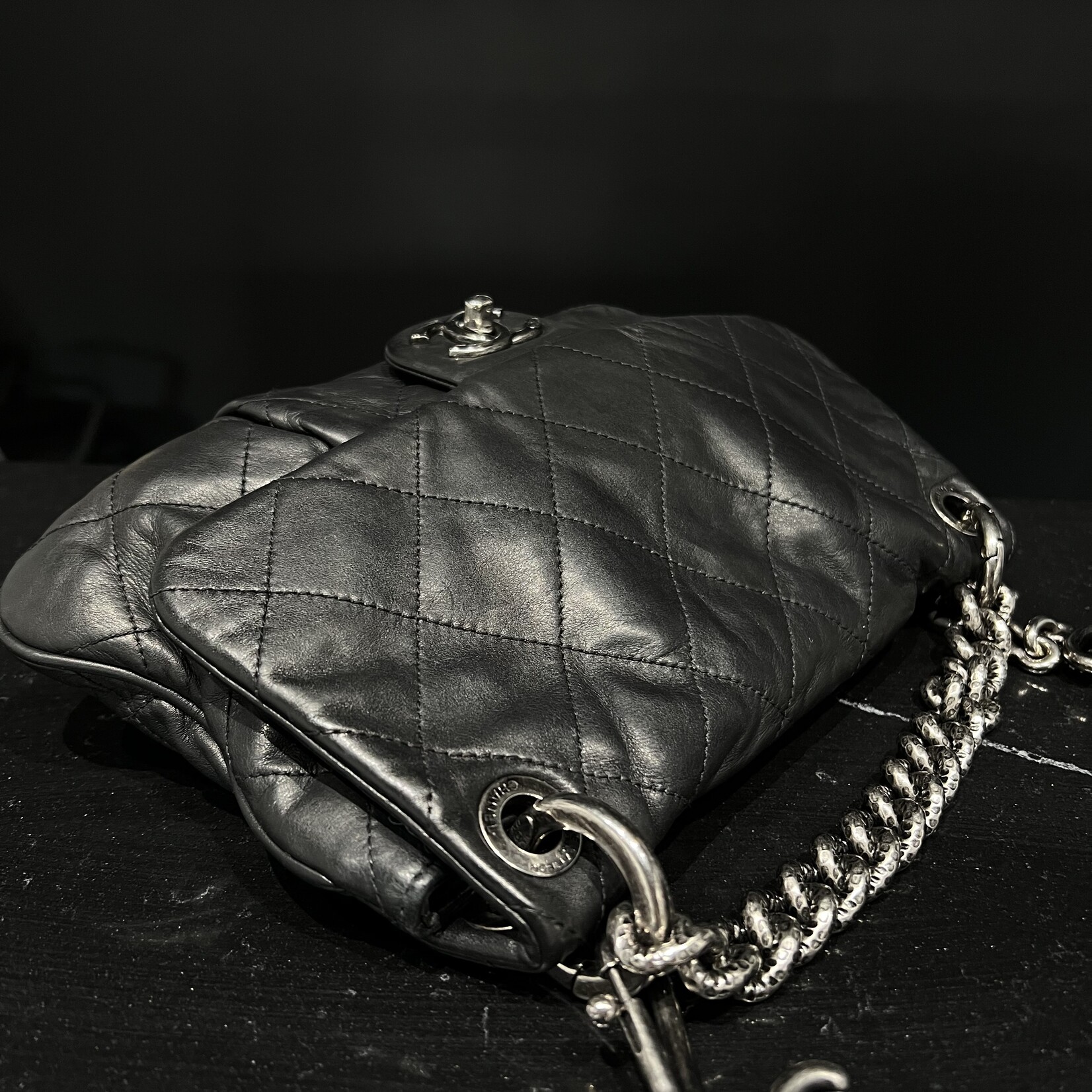 Chanel SOLD- Chanel Pleated Messenger Bag