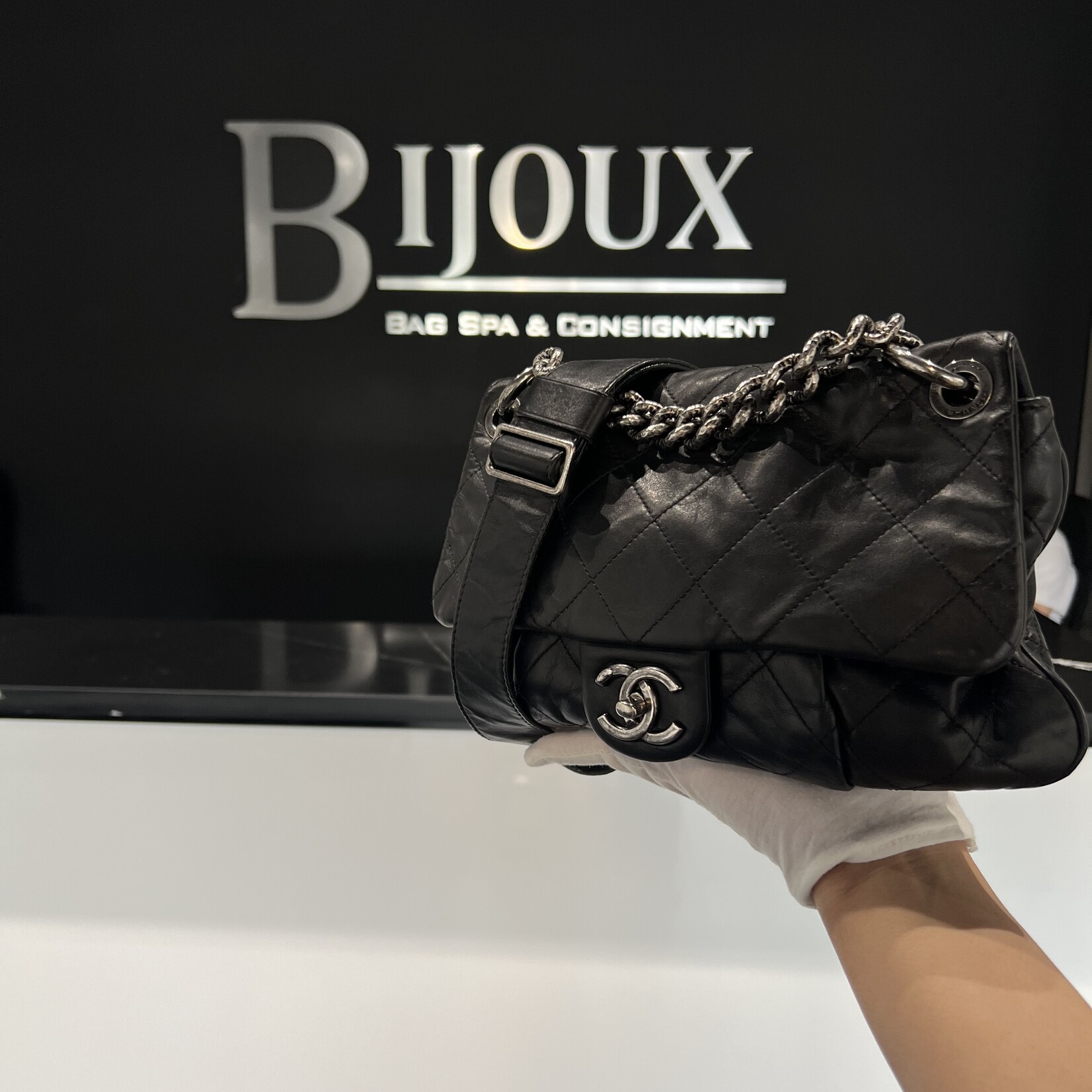 Chanel SOLD- Chanel Pleated Messenger Bag