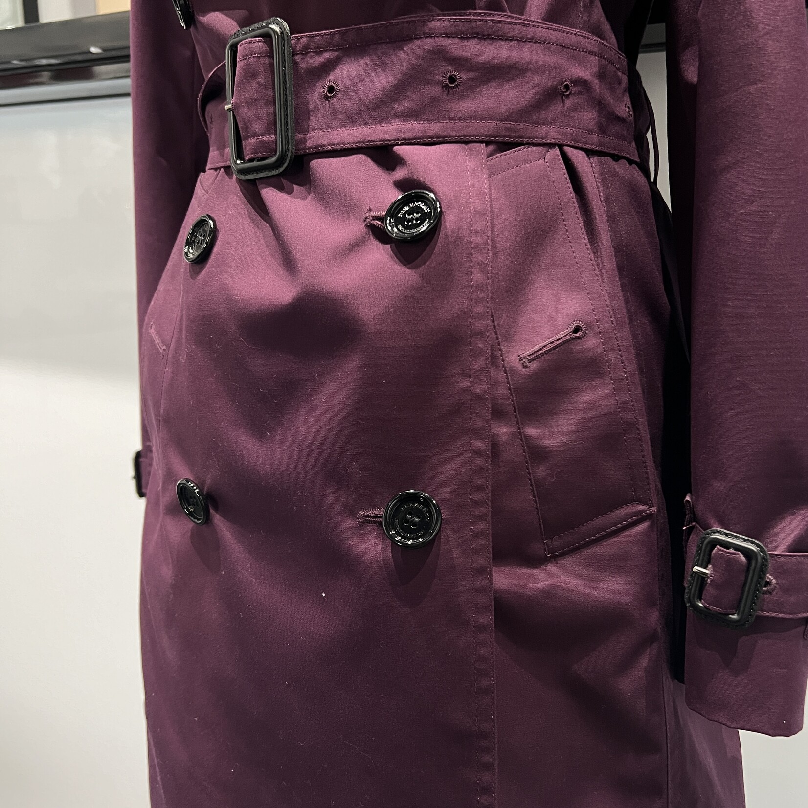 Burberry Burberry Kensington Purple Trench