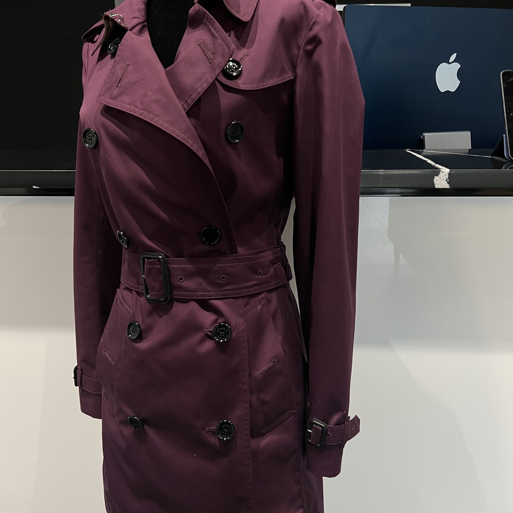 Burberry Burberry Kensington Purple Trench