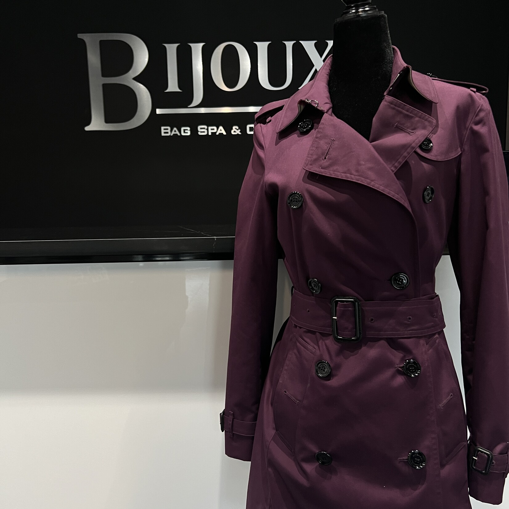 Burberry Burberry Kensington Purple Trench