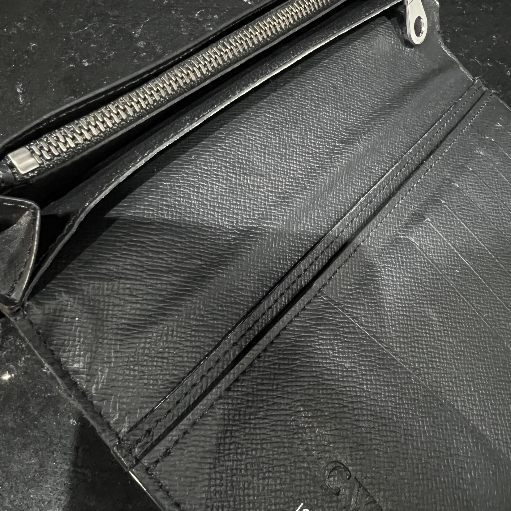 Louis Vuitton SOLD- Louis Vuitton Monogram Graphite Long Wallet
