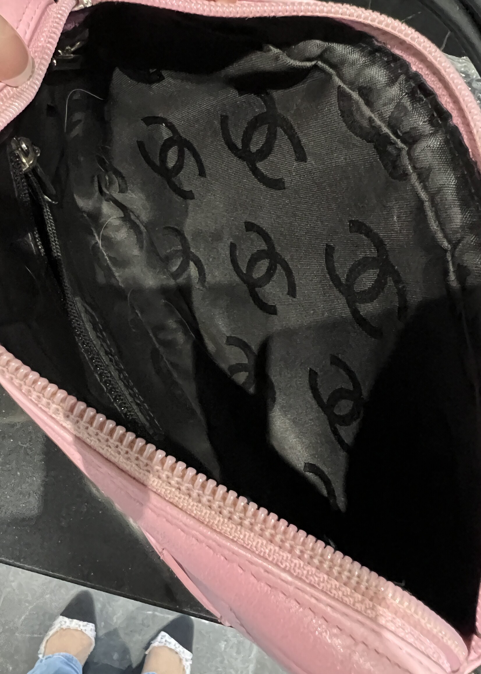 Chanel SOLD- Chanel Pink Cambon Pochette
