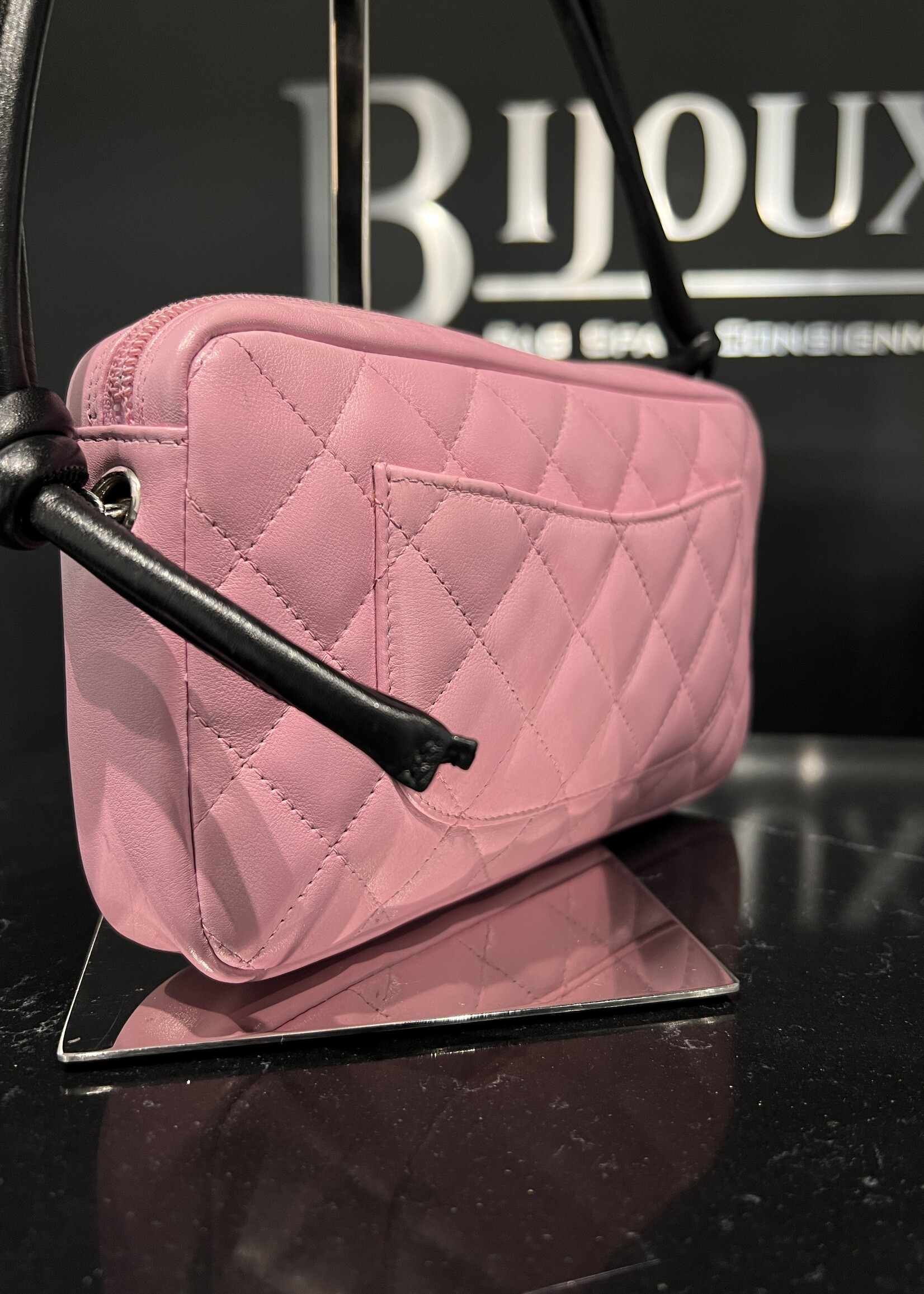 Chanel SOLD- Chanel Pink Cambon Pochette