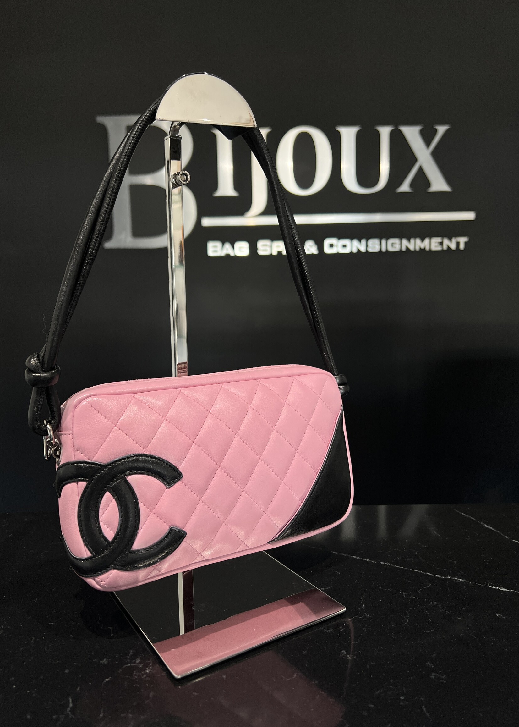 Chanel SOLD- Chanel Pink Cambon Pochette