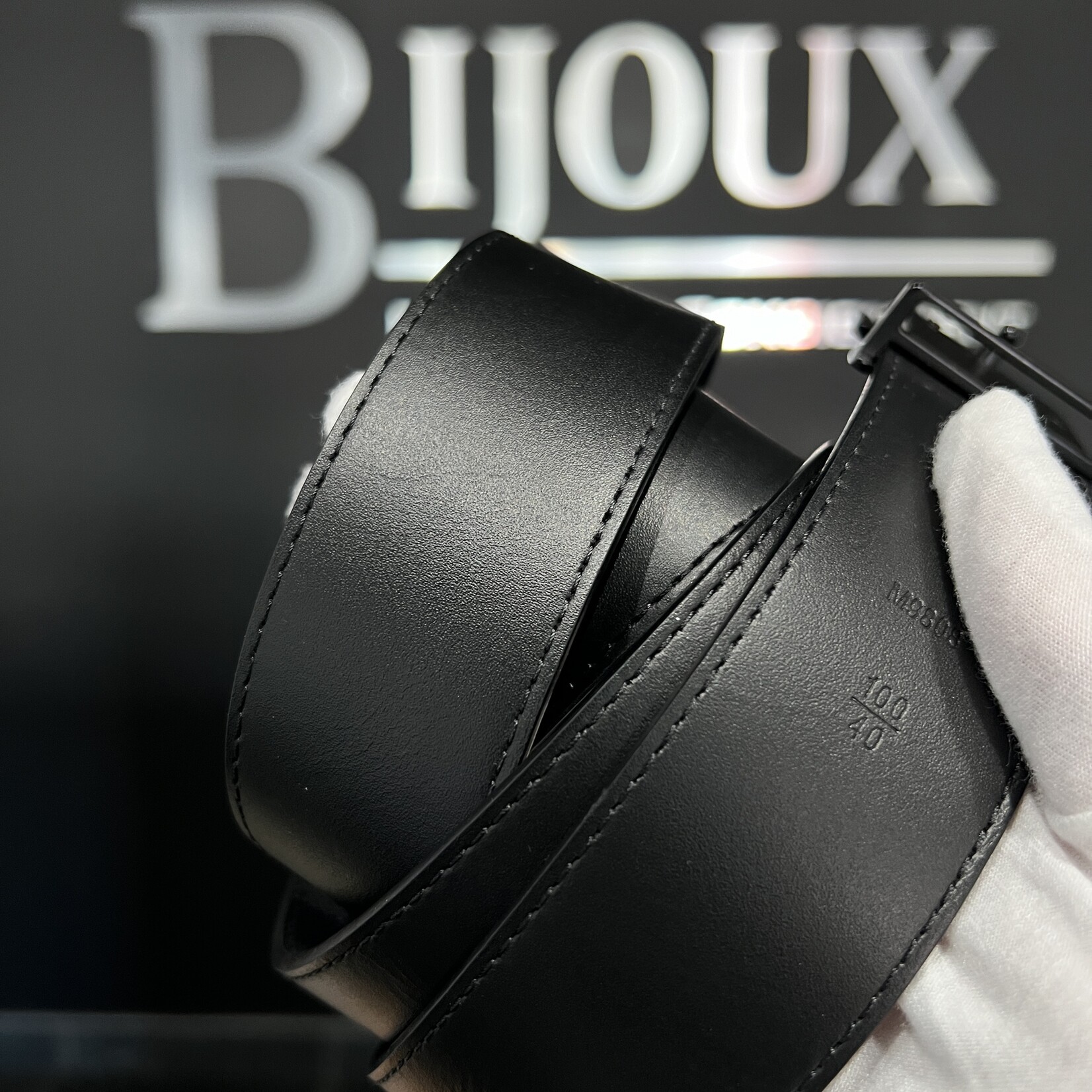 Louis Vuitton SOLD- Louis Vuitton Graphite Damier Belt