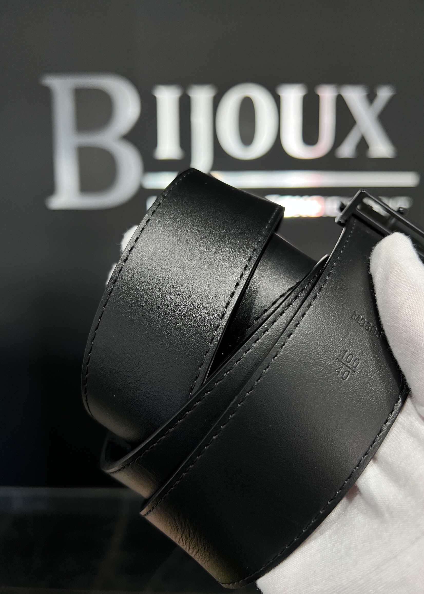 Louis Vuitton SOLD- Louis Vuitton Graphite Damier Belt