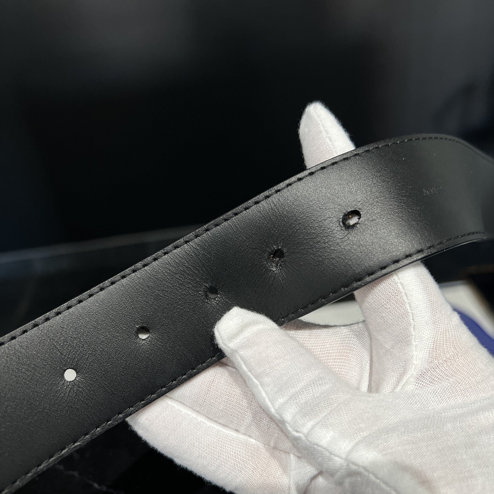 Louis Vuitton Louis Vuitton Graphite Damier Belt