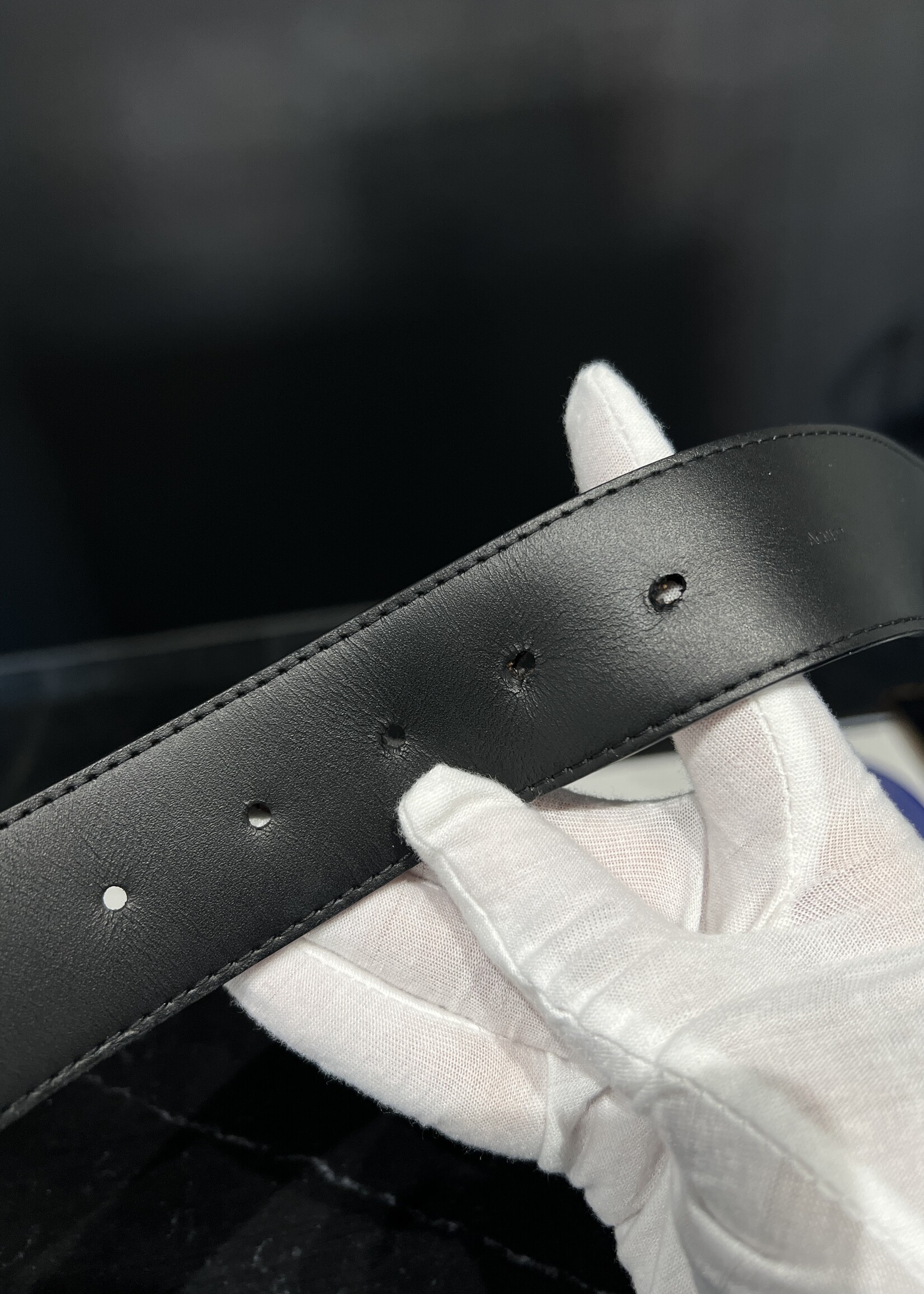 Louis Vuitton SOLD- Louis Vuitton Graphite Damier Belt