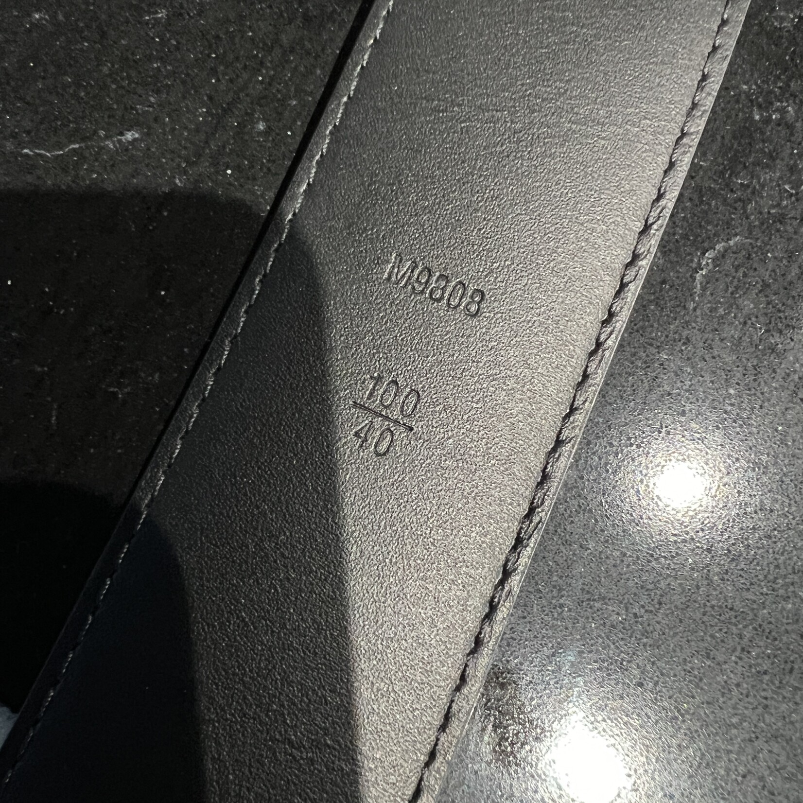 Louis Vuitton SOLD- Louis Vuitton Graphite Damier Belt