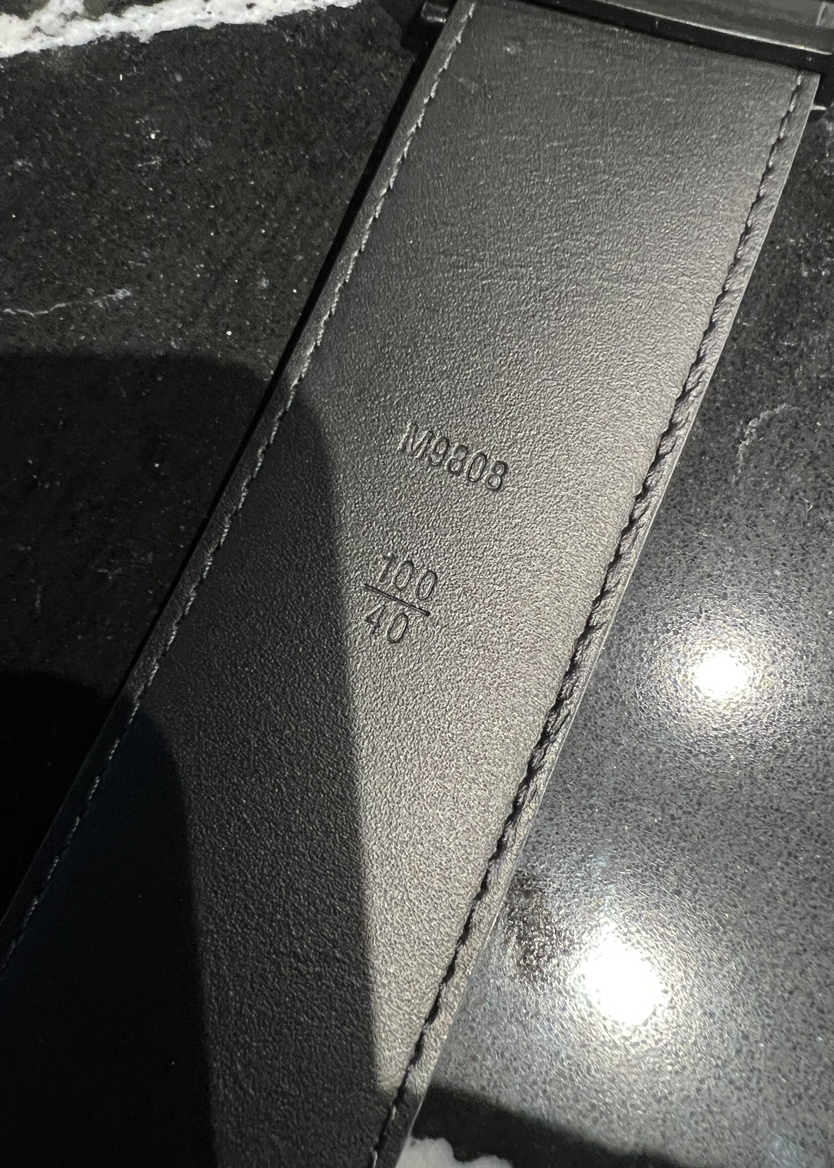 Louis Vuitton SOLD- Louis Vuitton Graphite Damier Belt