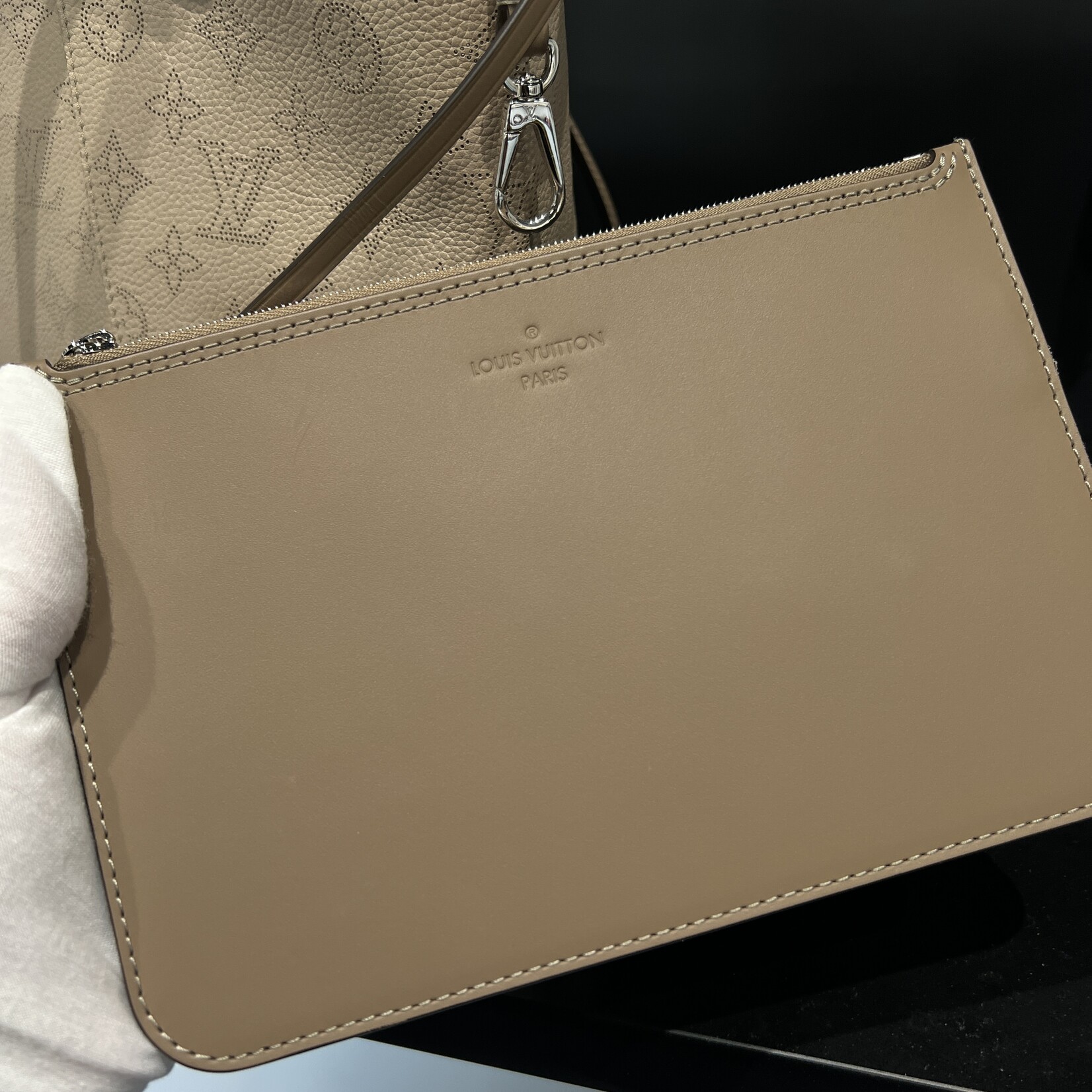 Louis Vuitton SOLD- Louis Vuitton Mahina Hina MM Galet