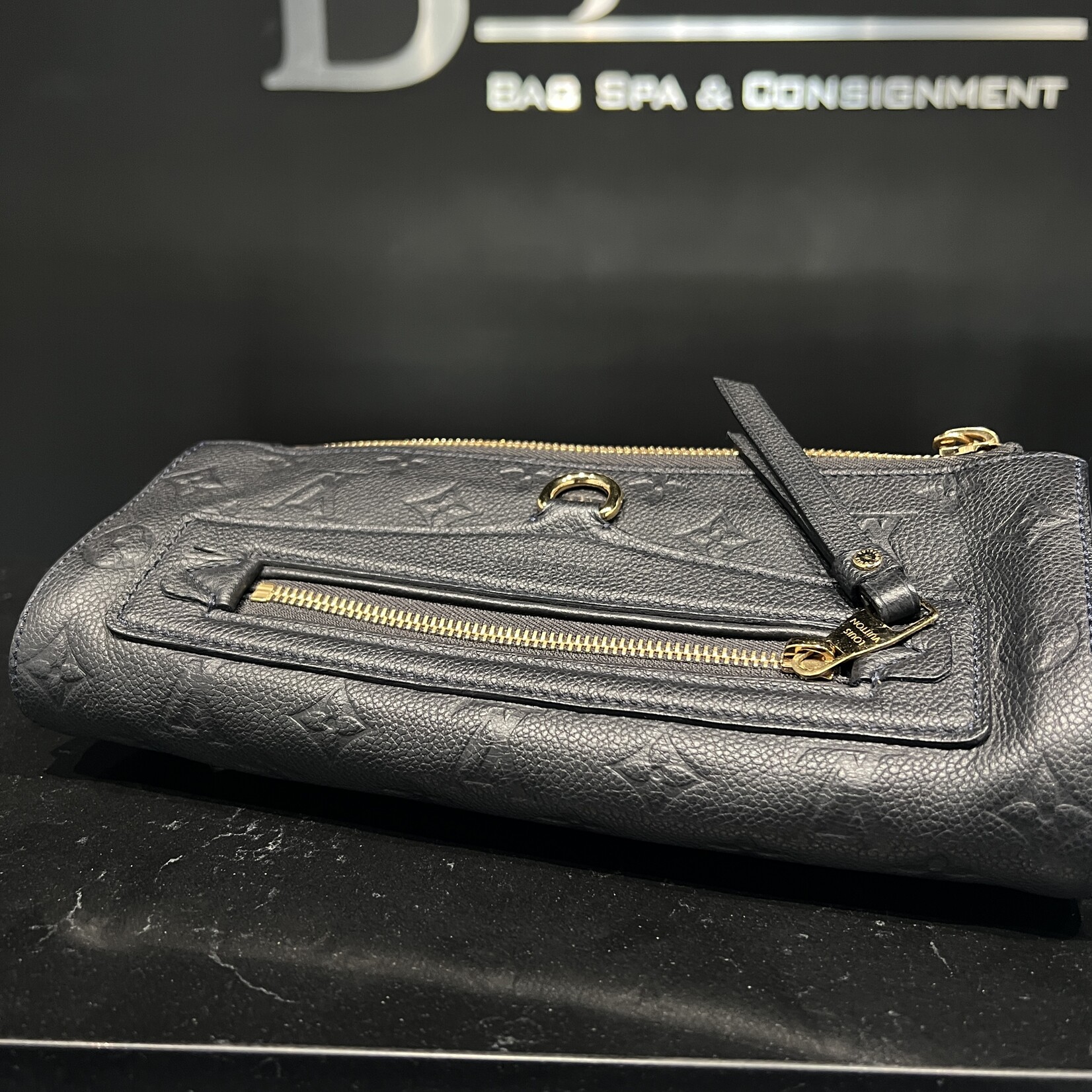 Louis Vuitton SOLD- Louis Vuitton Petillante Navy Clutch