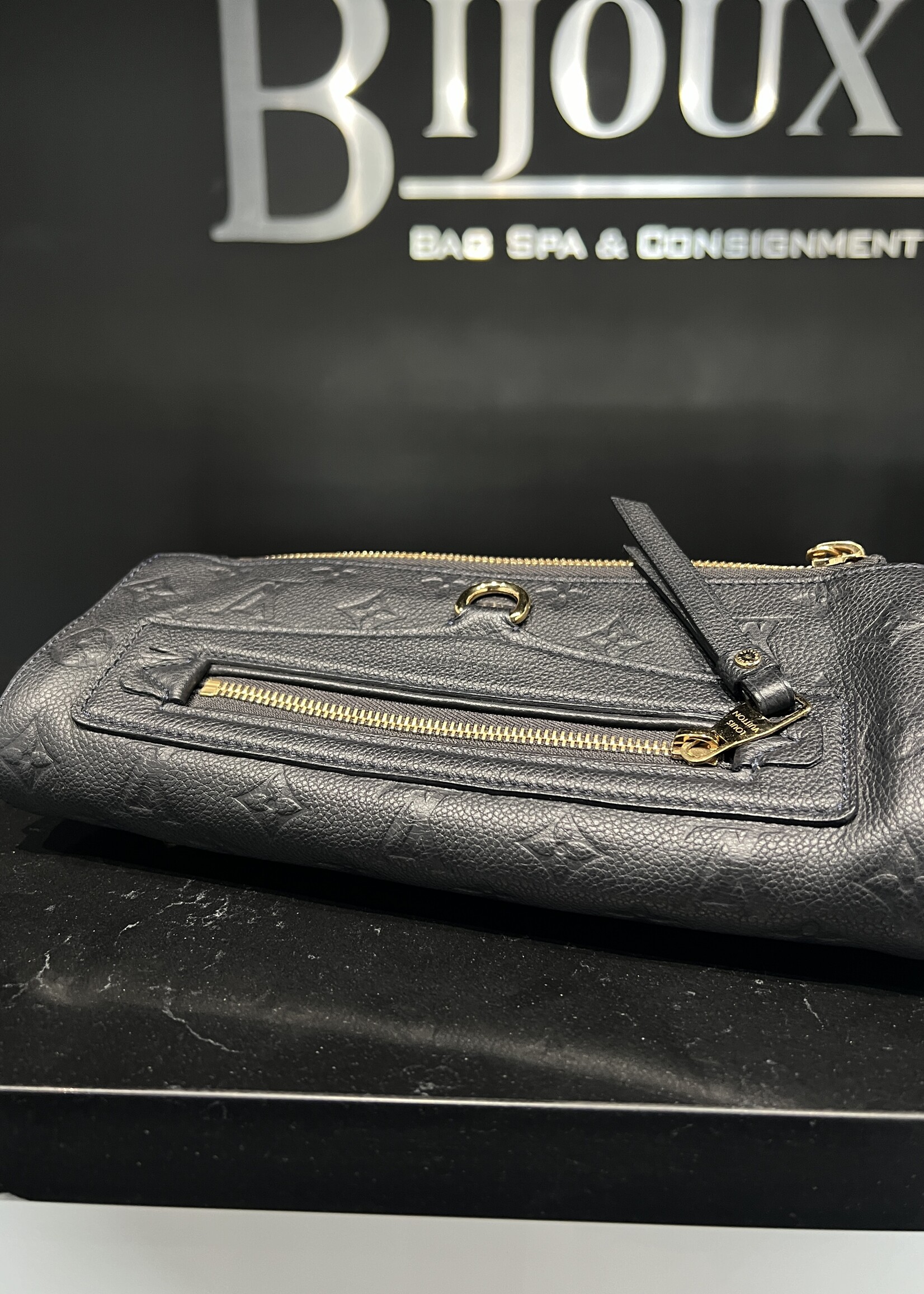 Louis Vuitton SOLD- Louis Vuitton Petillante Navy Clutch