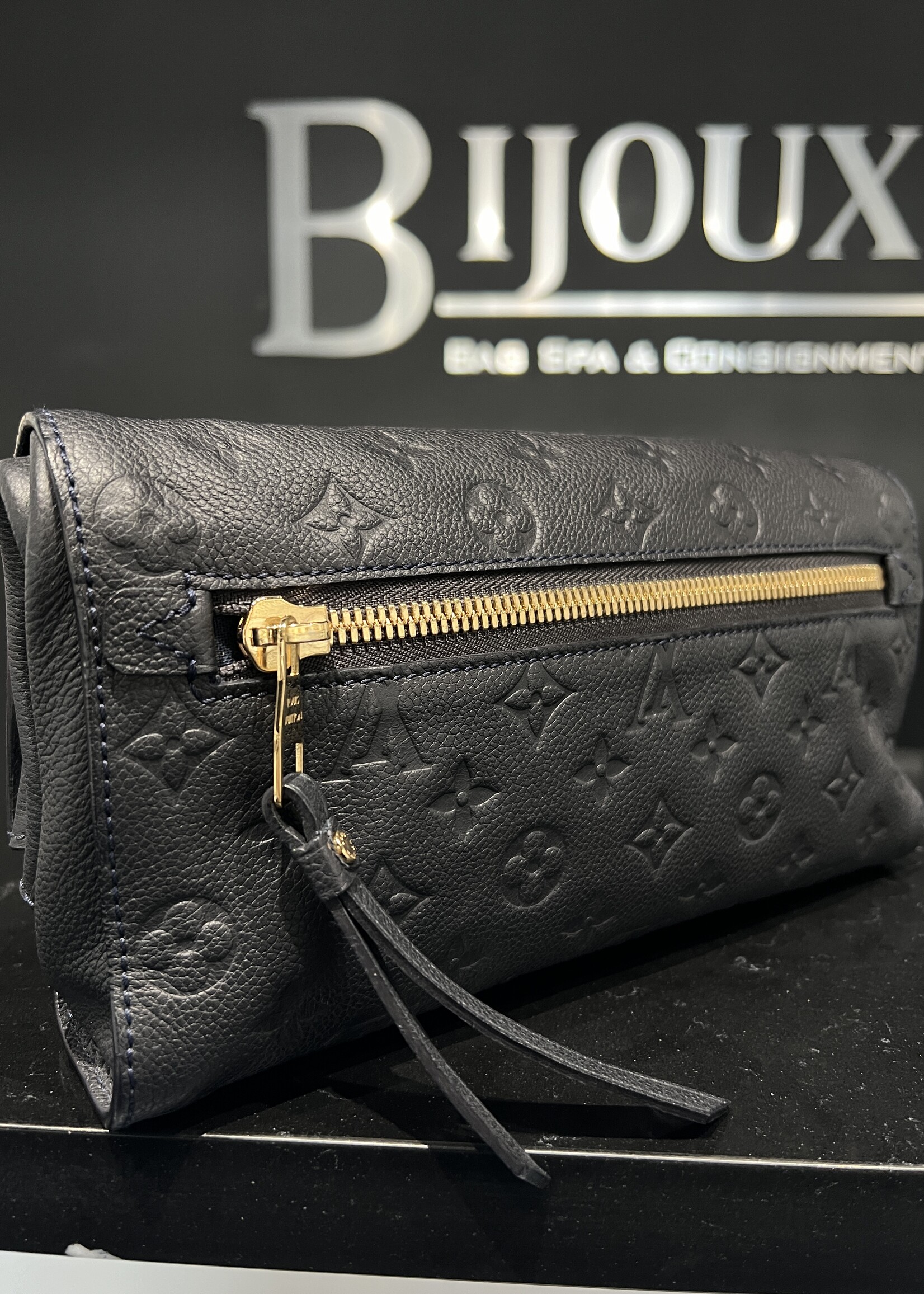 Louis Vuitton SOLD- Louis Vuitton Petillante Navy Clutch