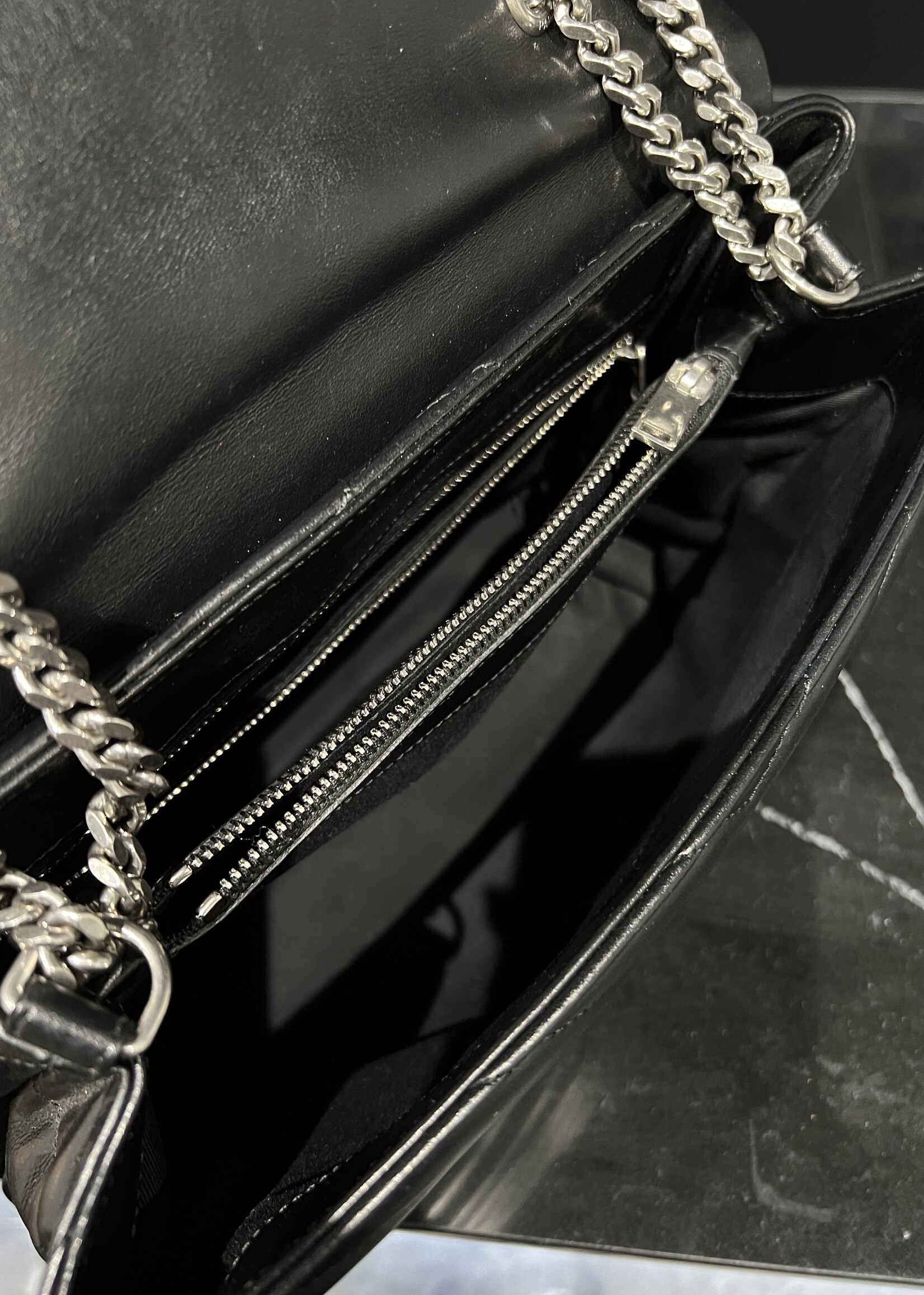 Saint Laurent SOLD - Saint Laurent Medium Black Lou Lou SHW