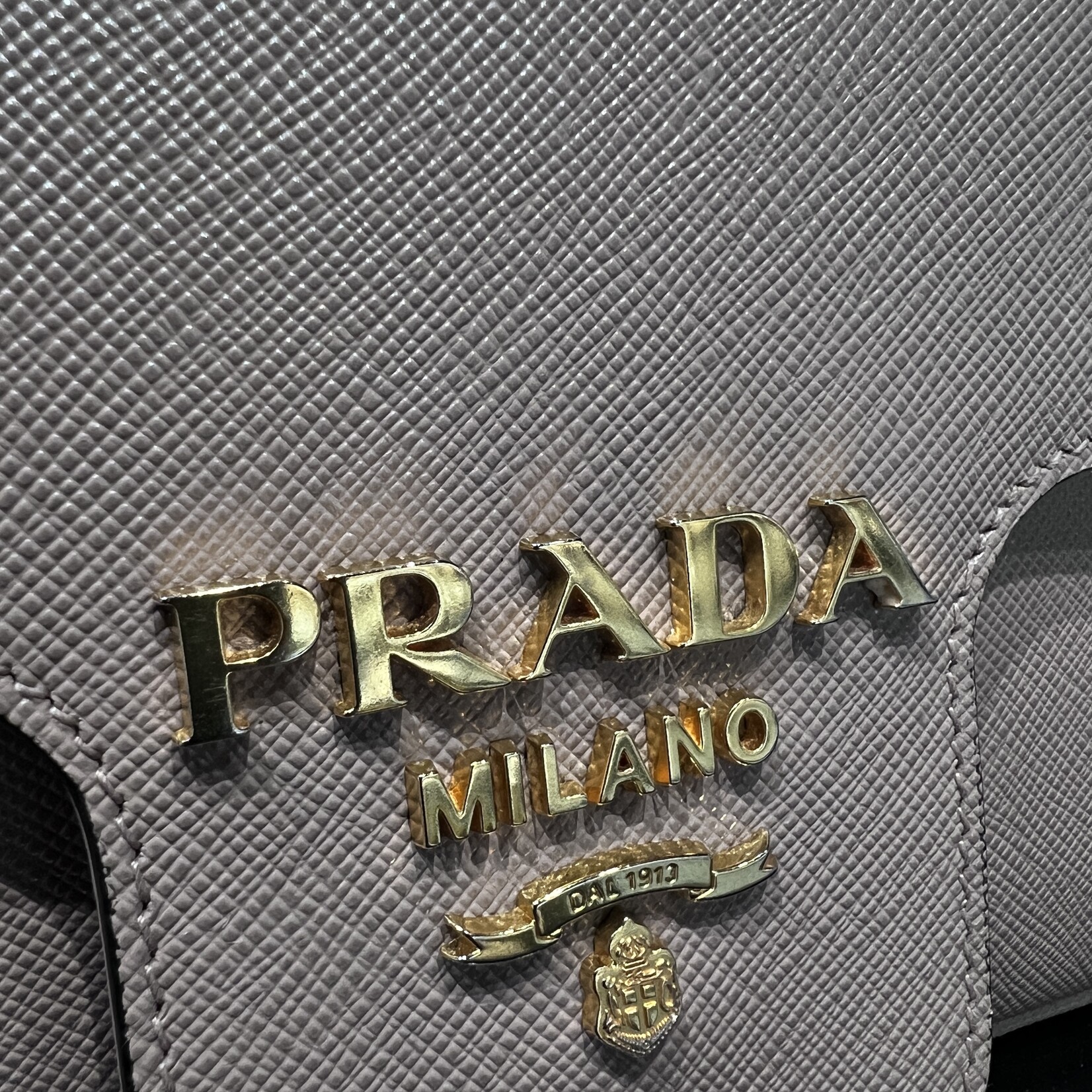 Prada SOLD- Prada Pattina Gold Chain Cross Body