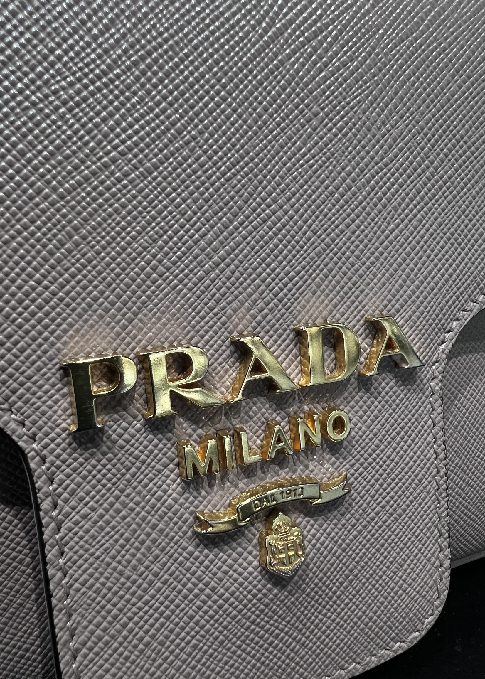 Prada SOLD- Prada Pattina Gold Chain Cross Body
