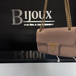 Prada SOLD - Prada Pattina Gold Chain Cross Body