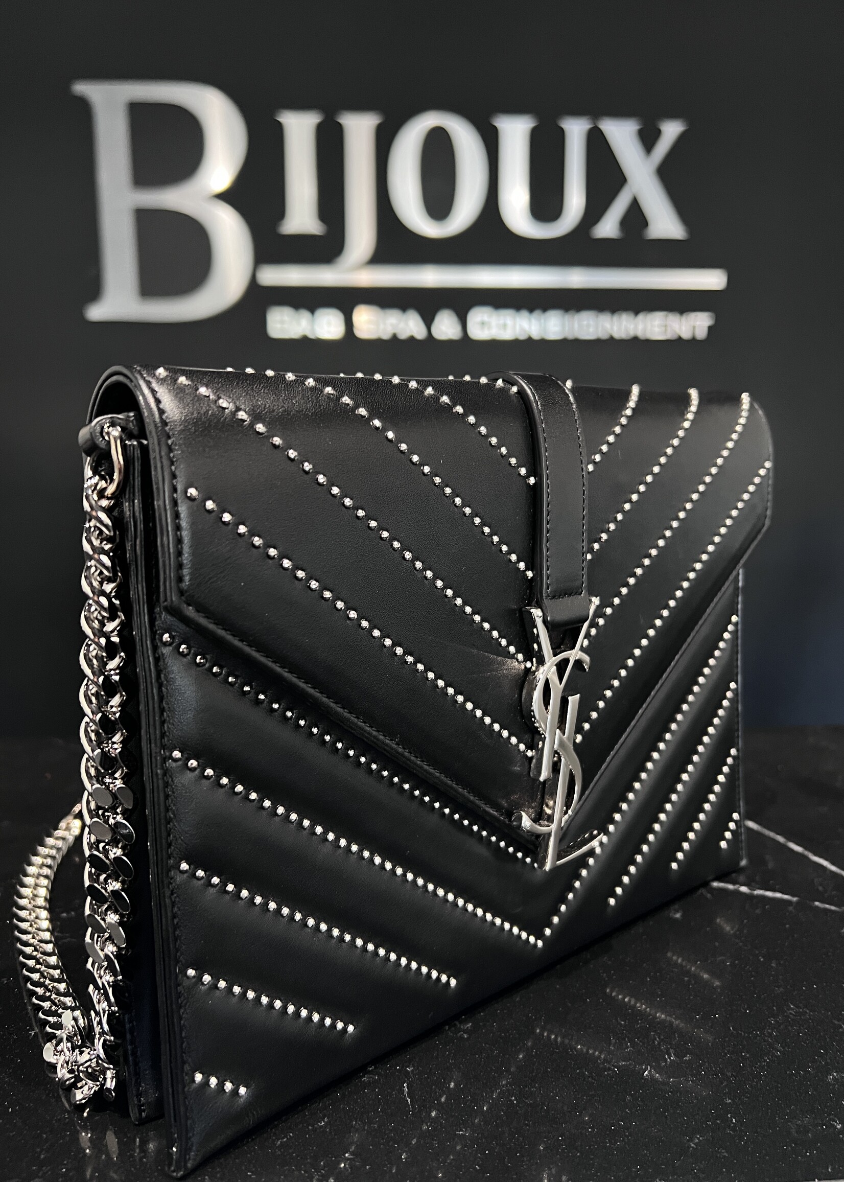 Saint Laurent SOLD- Saint Laurent Studded Envelope