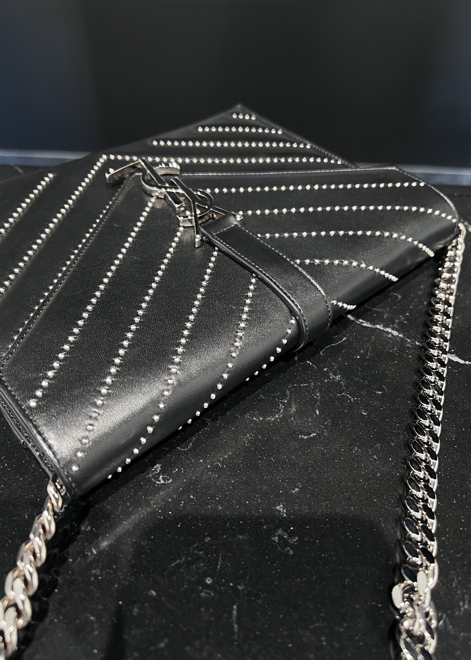 Saint Laurent SOLD- Saint Laurent Studded Envelope