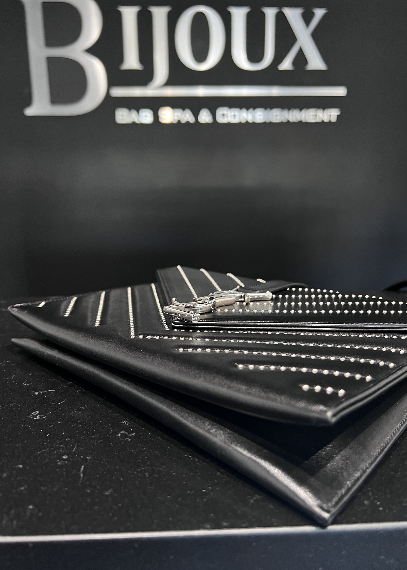 Saint Laurent SOLD- Saint Laurent Studded Envelope